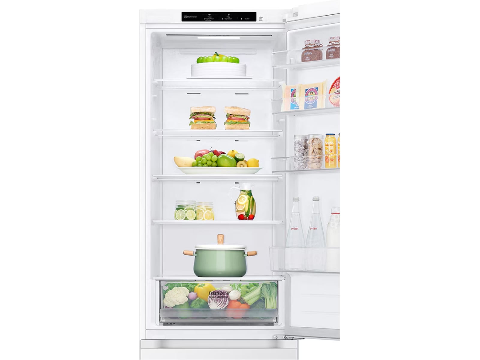 LG GBV22L0ESW Kombiskap (hvit) Kombiskap