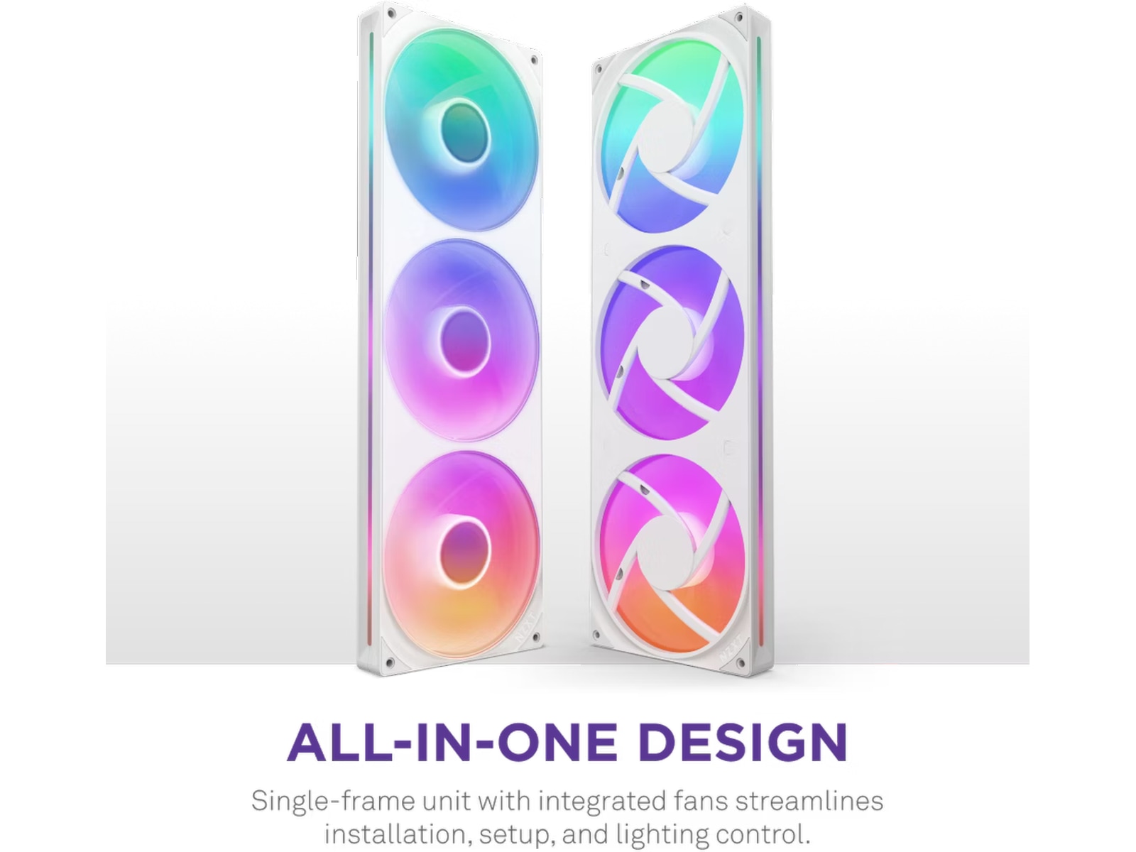 NZXT F420 RGB Core Kjøler (hvit) CPU - Vannkjøling