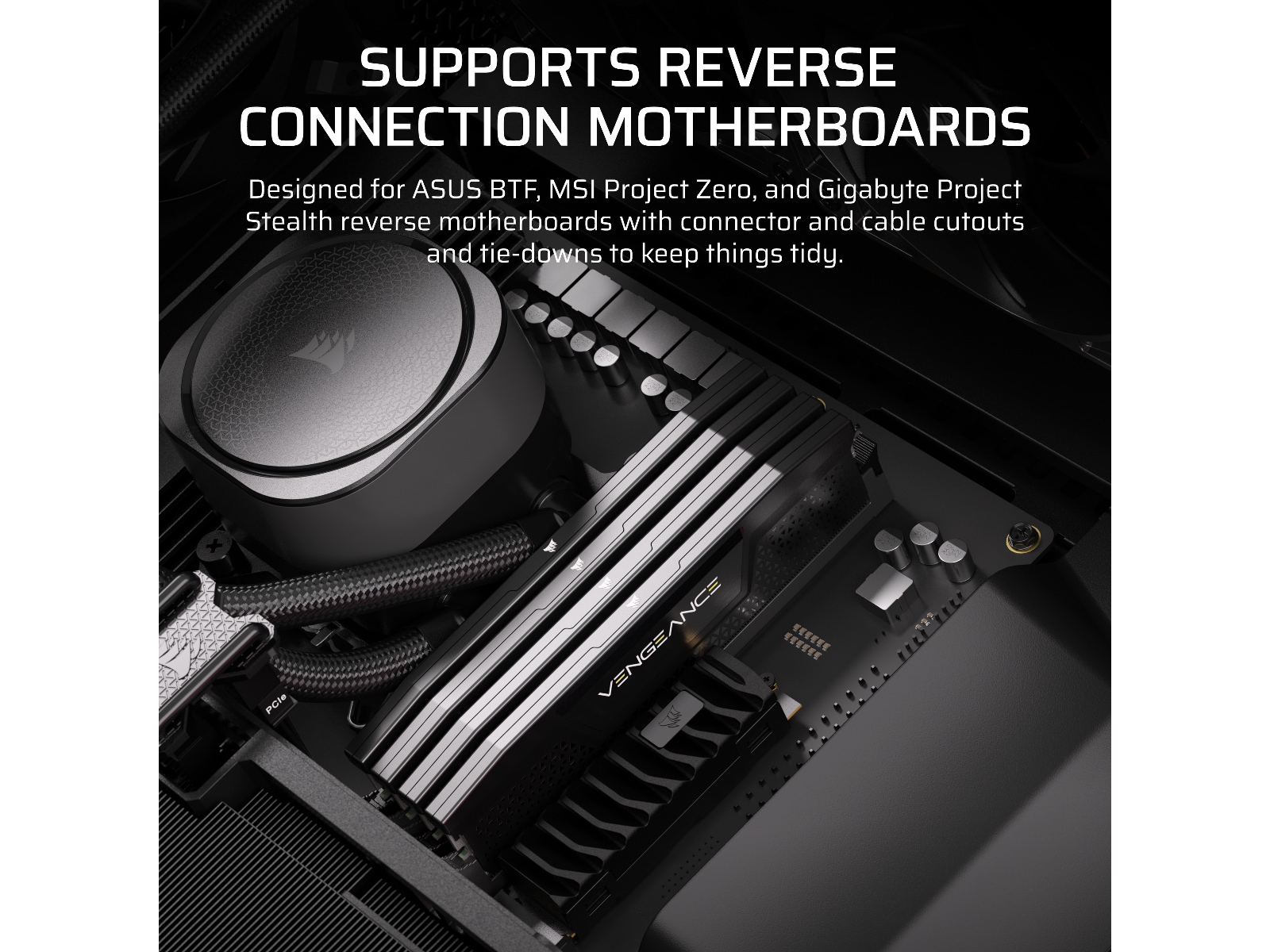 Corsair FRAME 5000D RS ARGB Mid Tower (sort) Midi tower