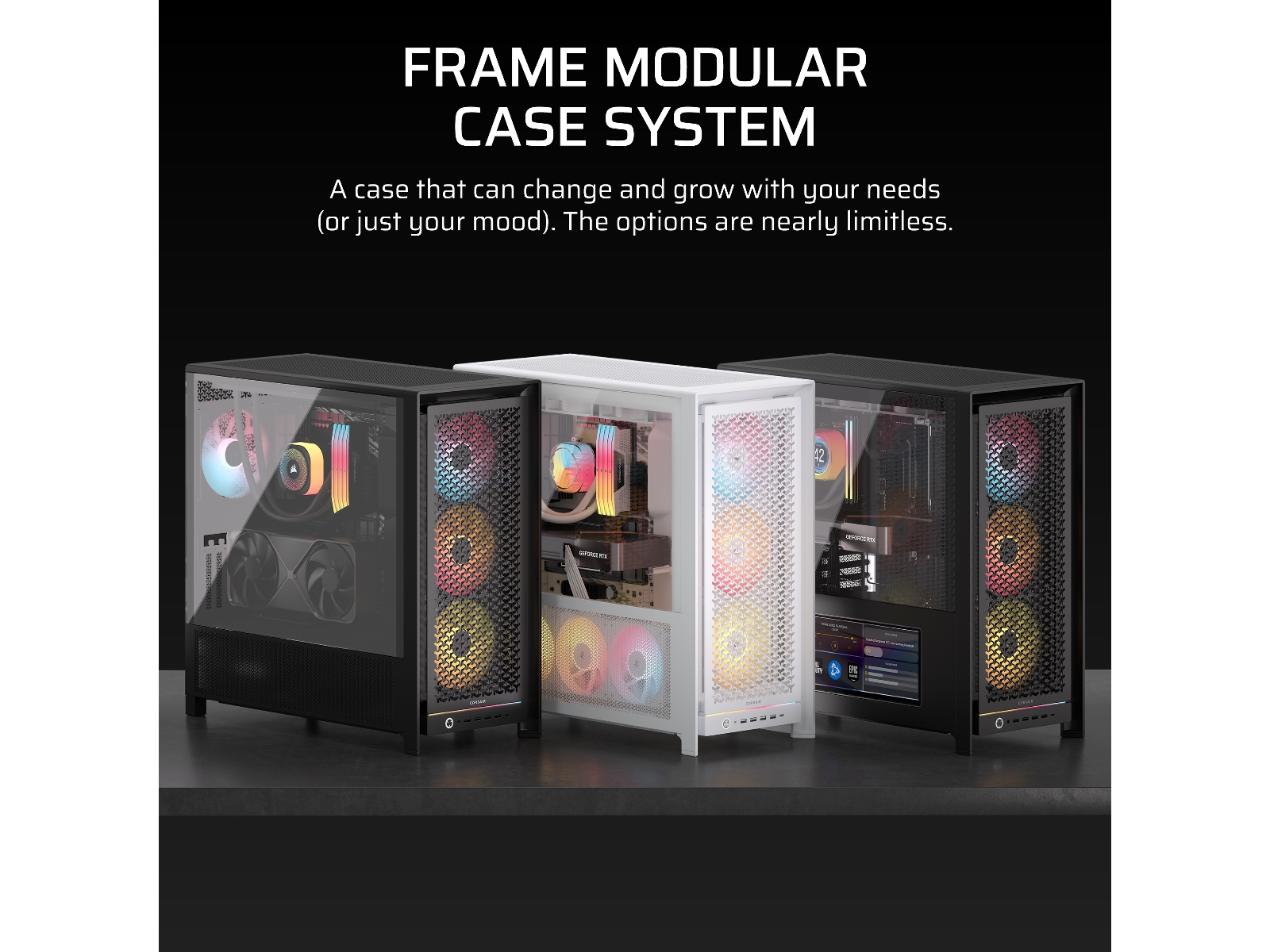 Corsair FRAME 5000D RS Mid Tower (sort) Midi tower