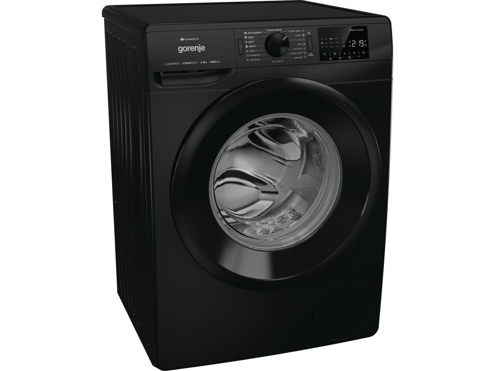 Gorenje WPNEI84A1SW/B Vaskemaskin (sort) -B-Grade Demo vask & tørk