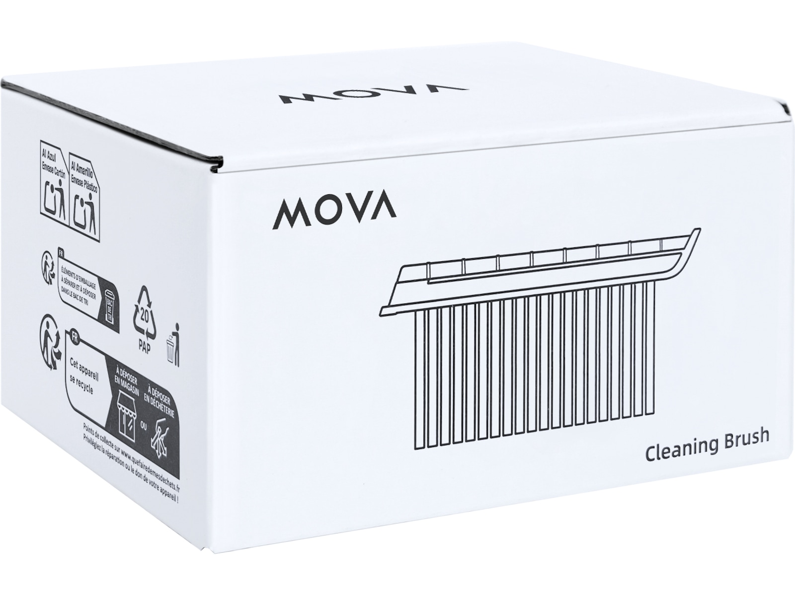 Mova 600/1000 Rengjøringsbørste Tilbehør til gressklippere