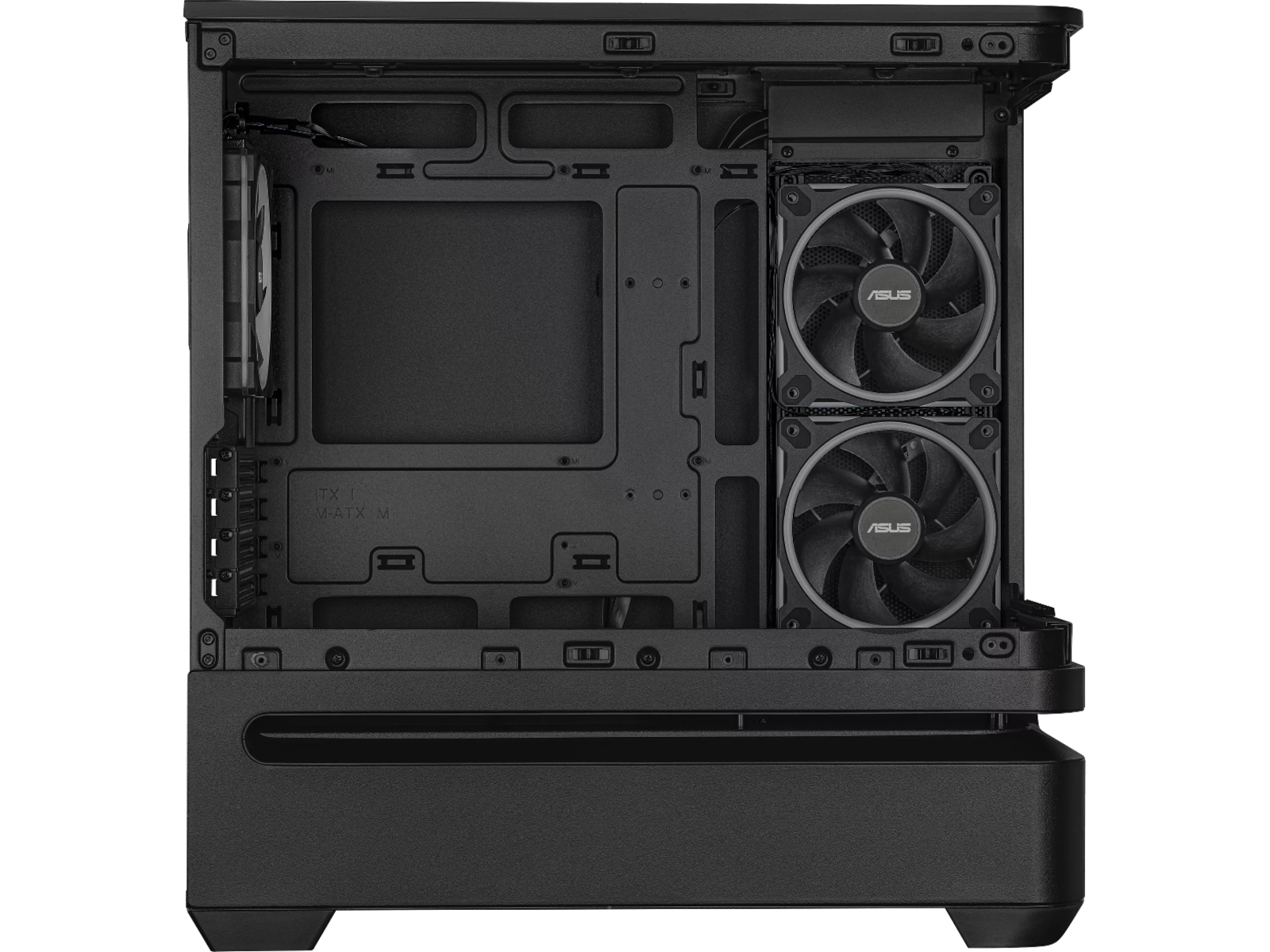 Asus PRIME AP202 TG ARGB mATX Tower (sort) Mini/Micro/Nano tower