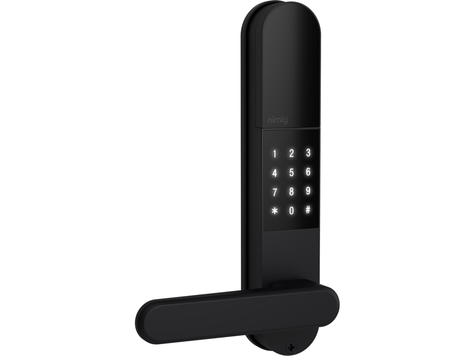 nimly Touch Pro smart lås (sort) Elektronisk dørlås