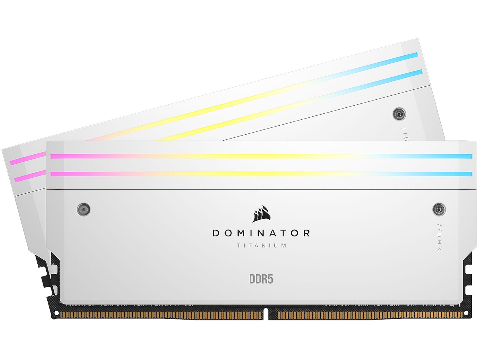 Corsair Dominator Titanium RGB DDR5 6000MHz 64GB (hvit) Minnebrikker