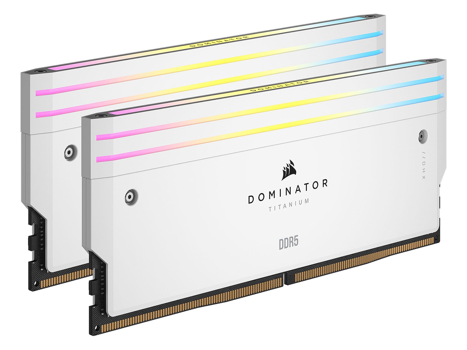 Corsair Dominator Titanium RGB DDR5 6000MHz 64GB (hvit) Minnebrikker