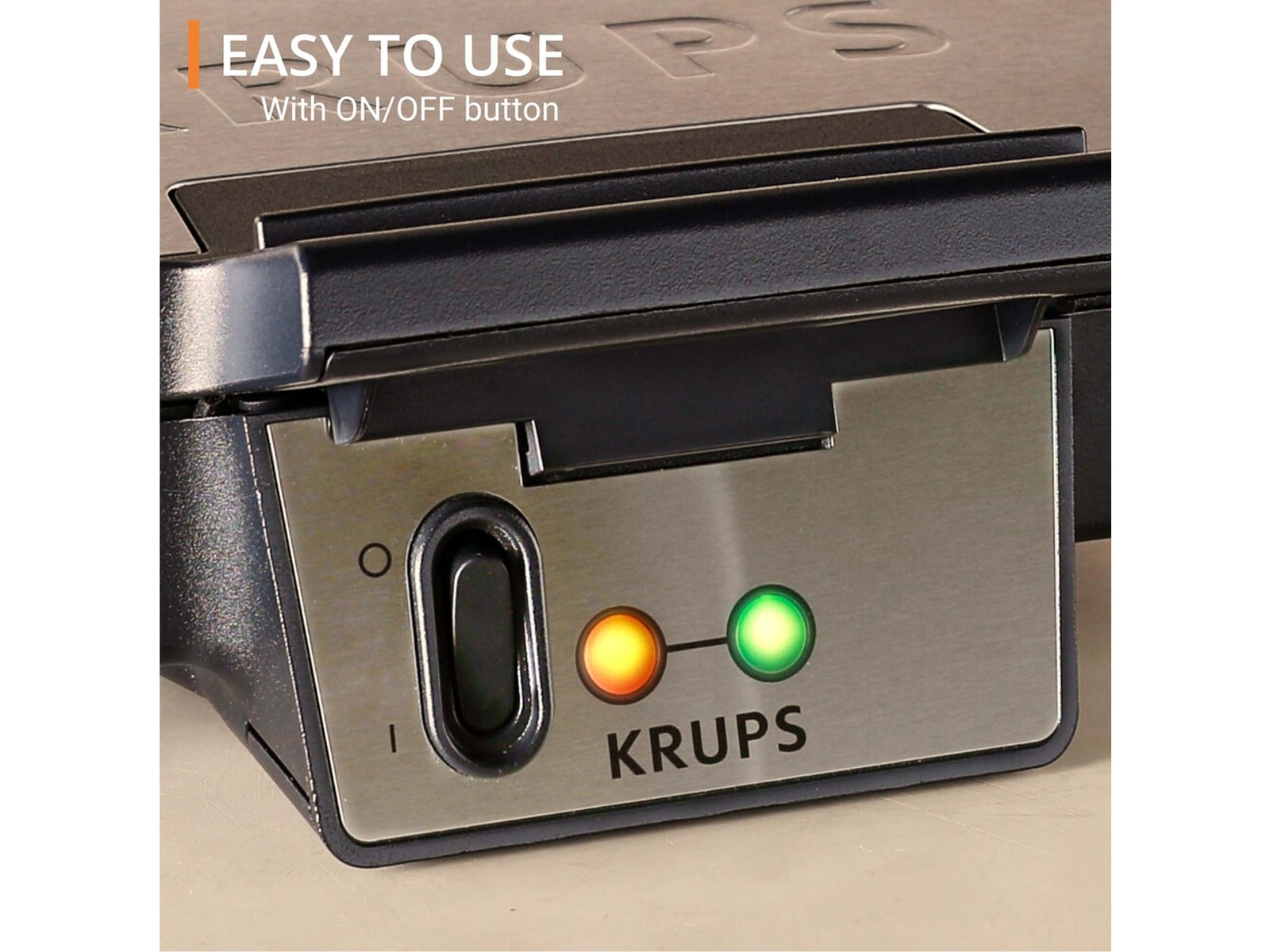 Krups FDK Iconic Sandwich Maker (stål) Toastjern