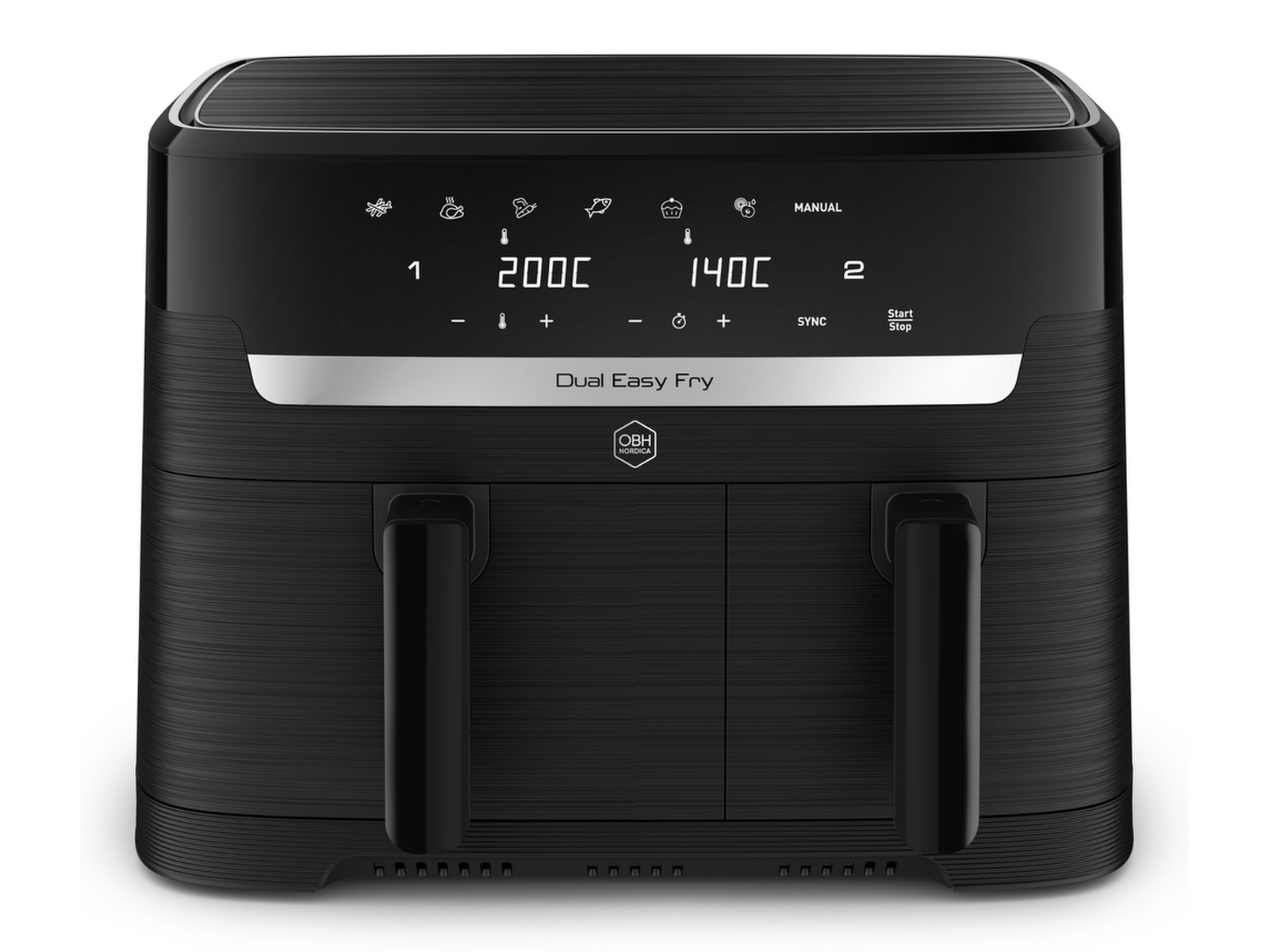OBH Nordica Dual Easy Fry Air fryer AG901NS0 Airfryer