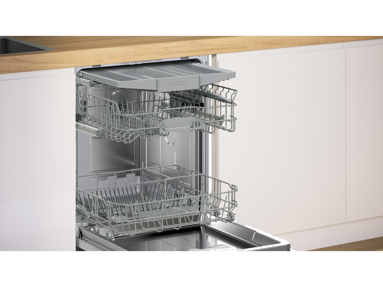 Bosch Serie 2 SMU2HVW02S Oppvaskmaskin (hvit) Underbygd oppvaskmaskin