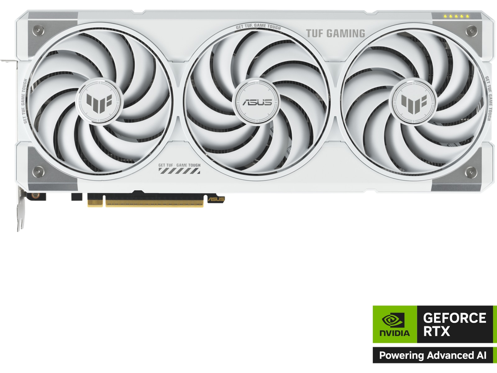 Asus TUF Gaming GeForce RTX 5070 Ti OC (hvit) Skjermkort