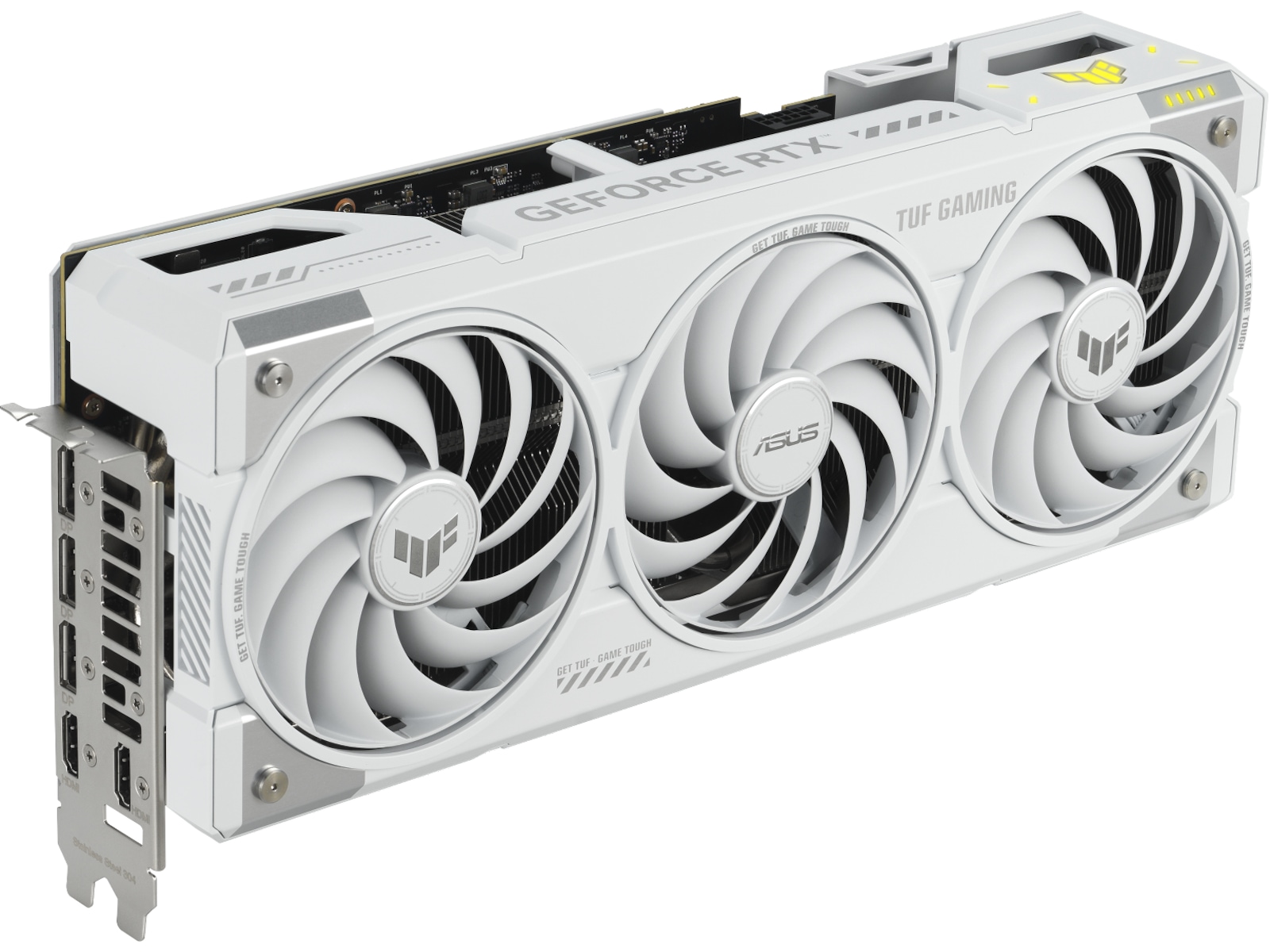 Asus TUF Gaming GeForce RTX 5070 Ti OC (hvit) Skjermkort