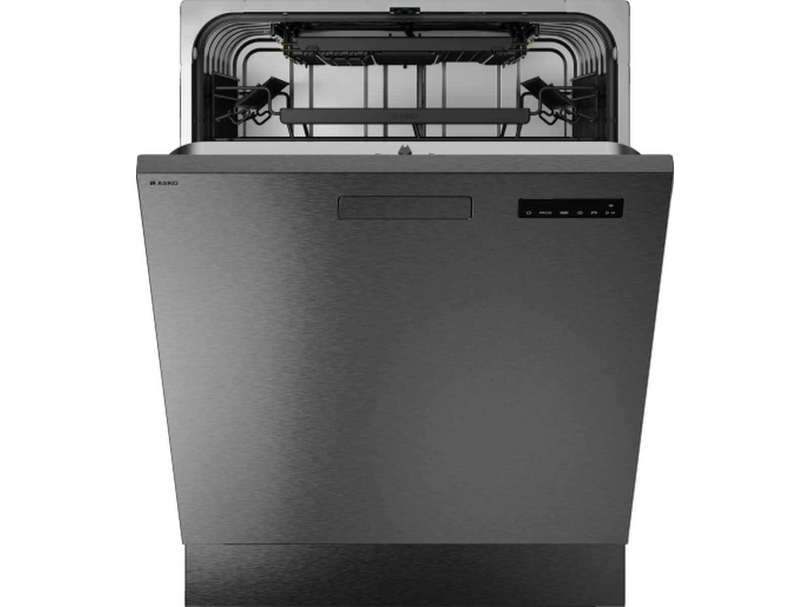 Asko DBI344IB.BS Oppvaskmaskin (mørk stål) Underbygd oppvaskmaskin