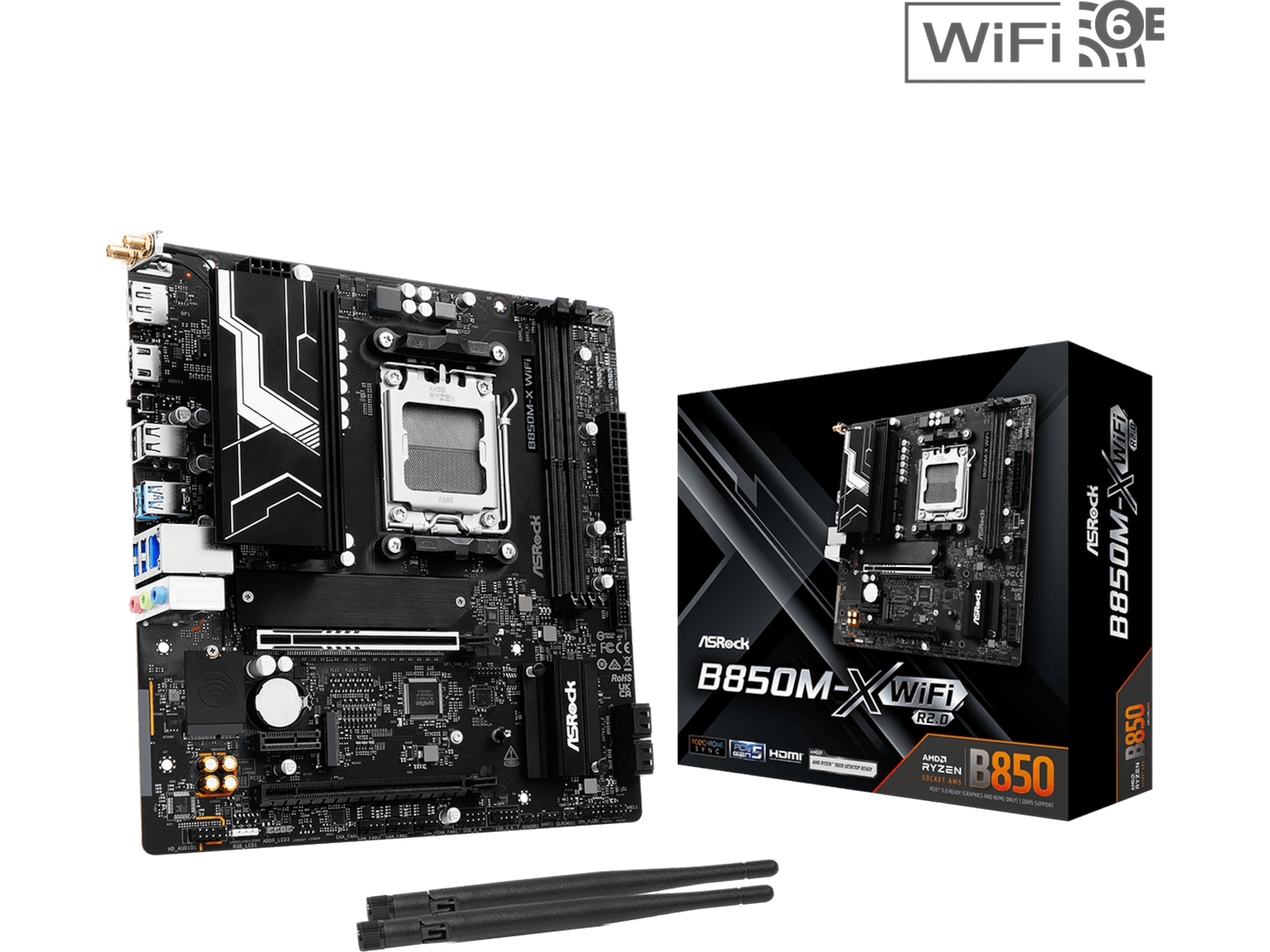 ASRock B850M-X WIFI R2.0 Hovedkort AMD Socket