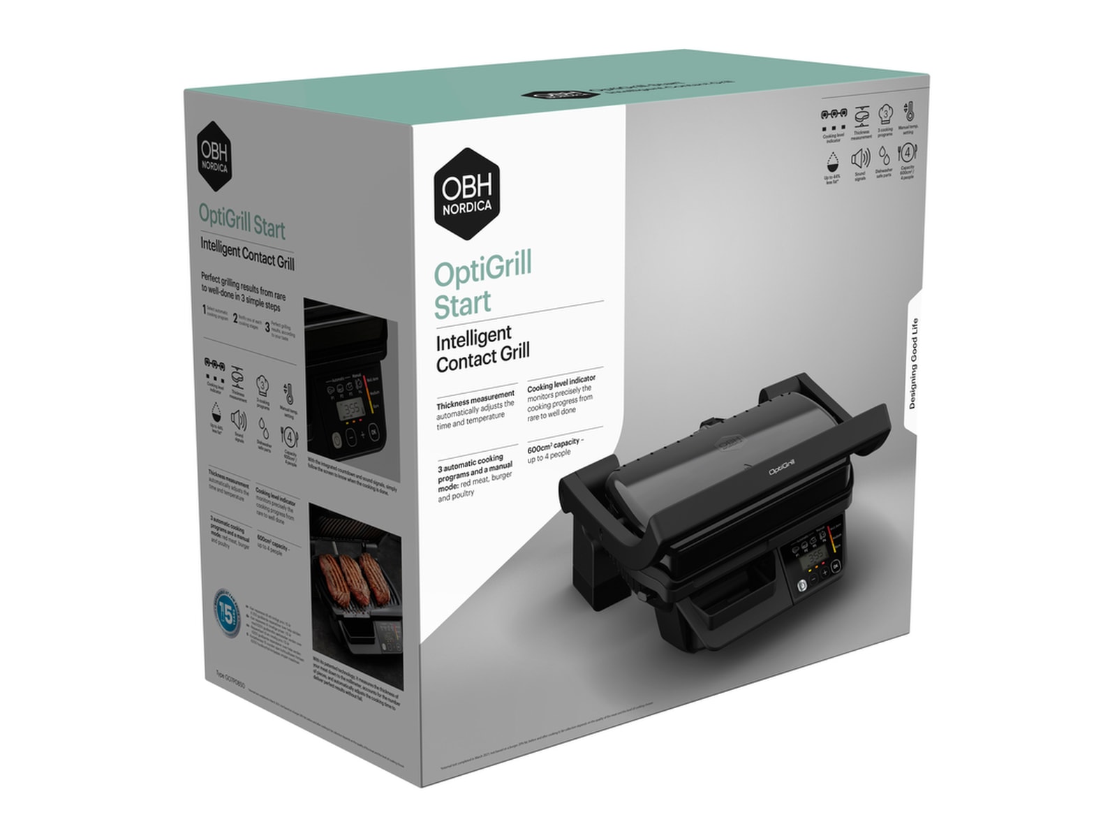 OBH Nordica OptiGrill Andre kjøkkenapparater