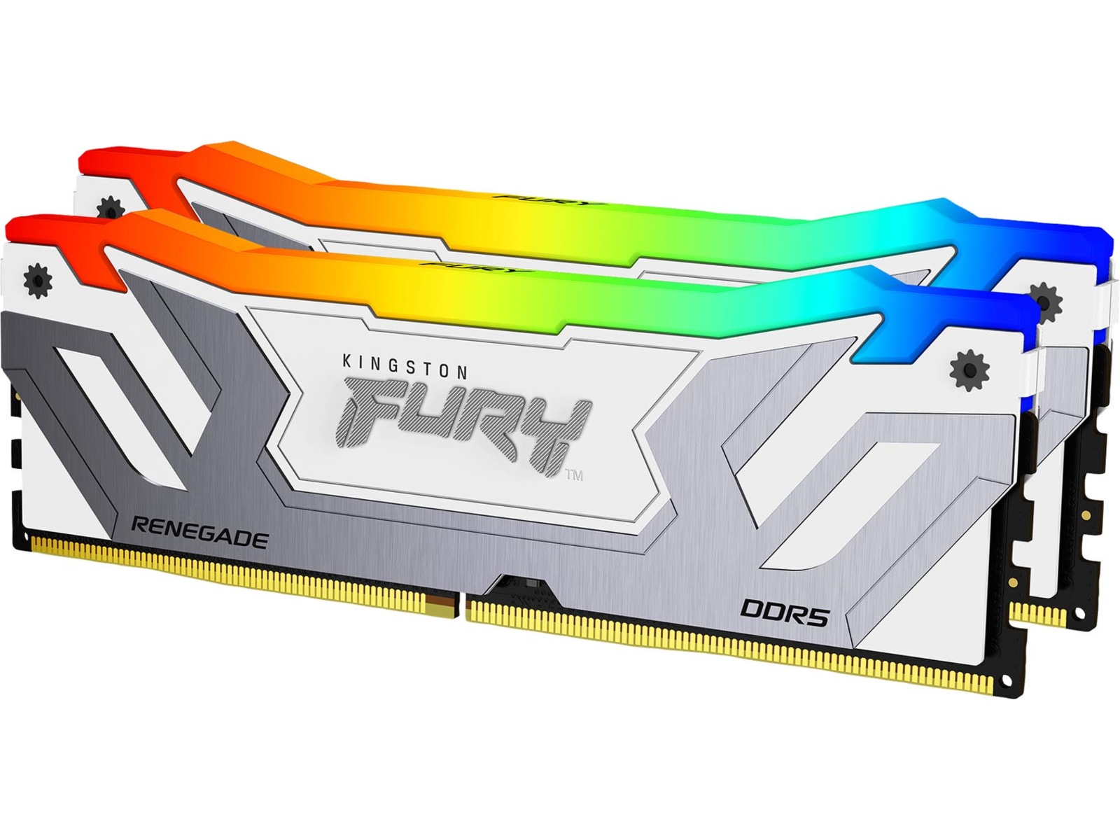 Kingston FURY Renegade DDR5 RGB 8400MHz 48GB (hvit) Minnebrikker