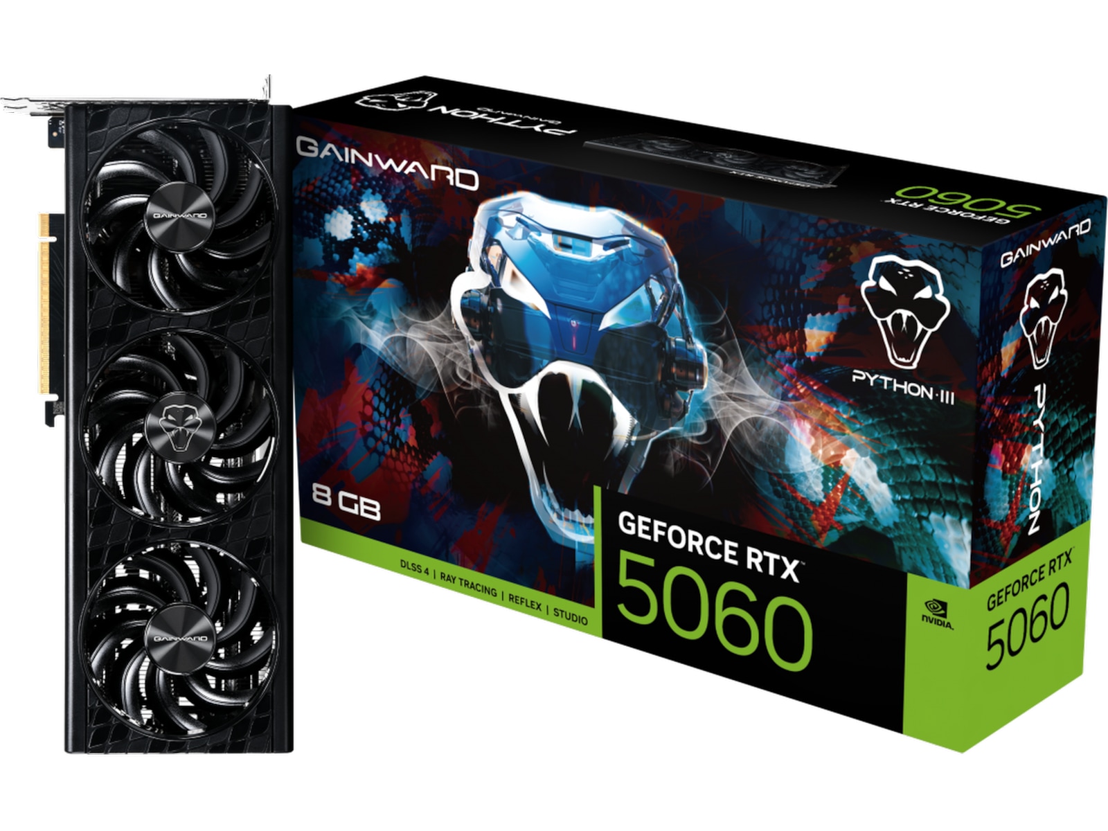 Gainward GeForce RTX 5060 Python III Skjermkort