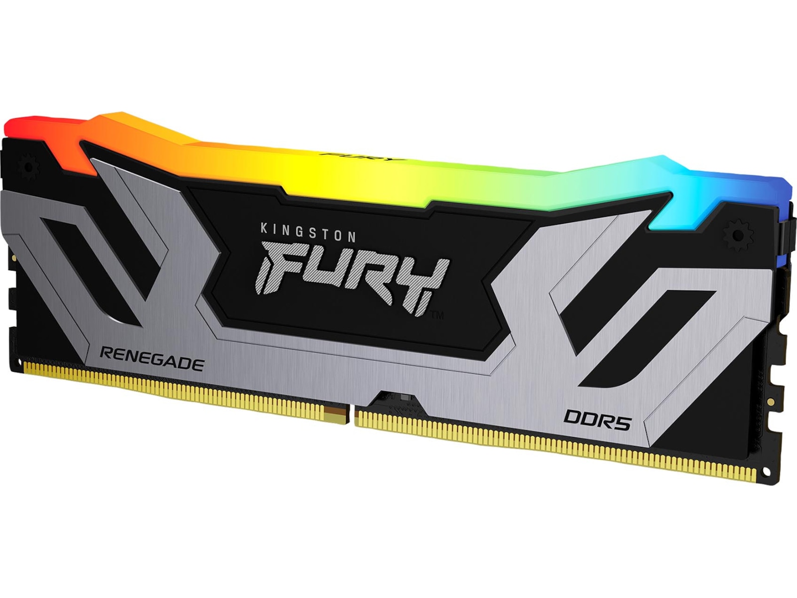 Kingston FURY Renegade DDR5 RGB 8400MHz 24GB (sort) Minnebrikker