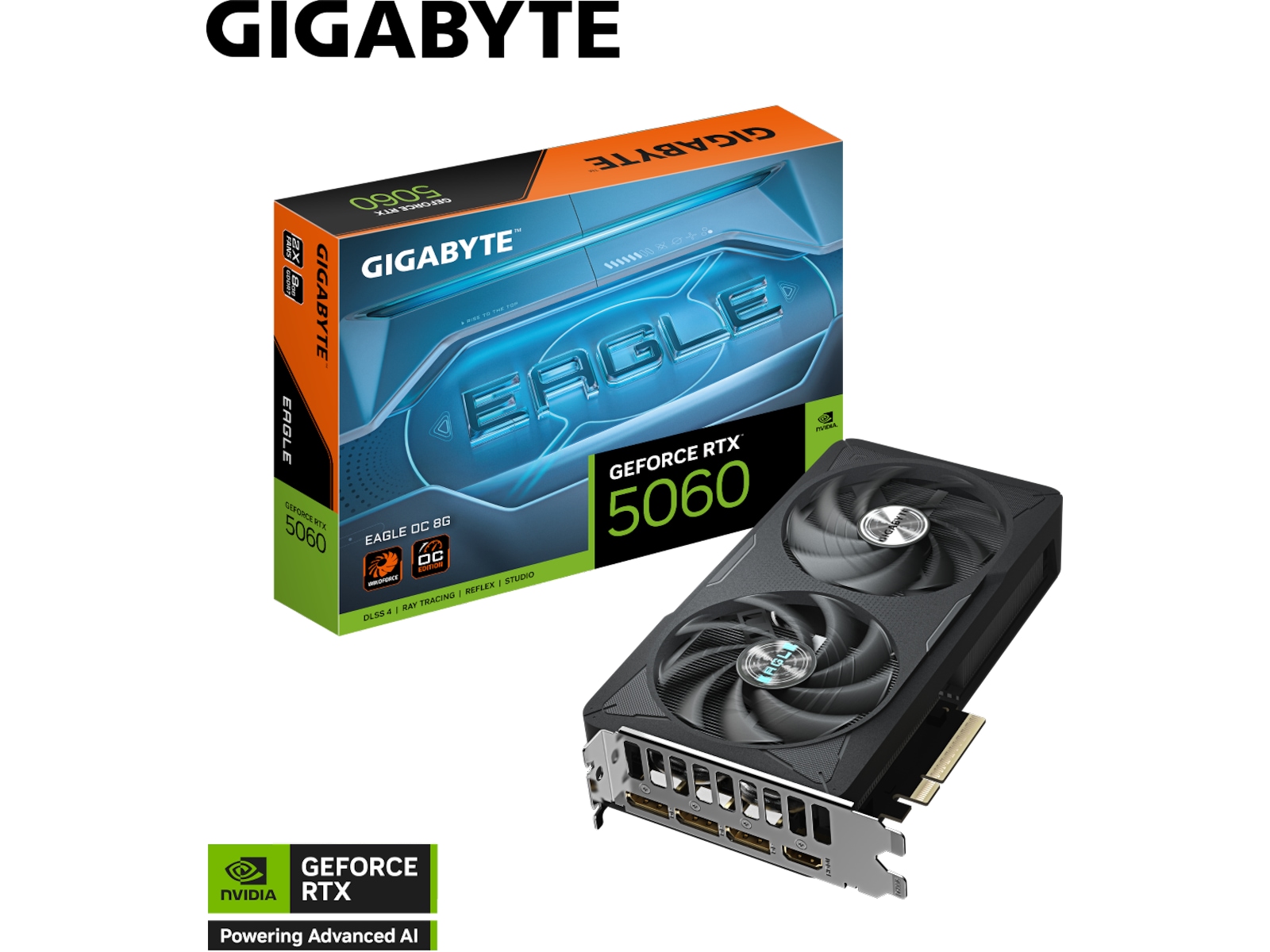 Gigabyte GeForce RTX 5060 EAGLE OC Skjermkort