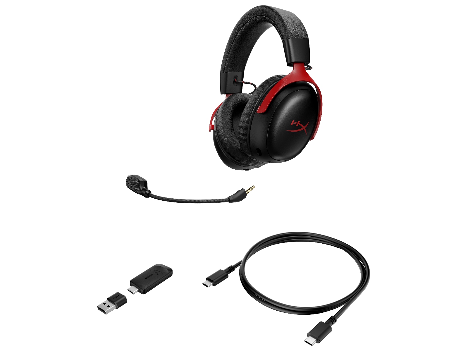 HyperX Cloud III S Trådløst Gaming Headset (rød) Gamingheadset