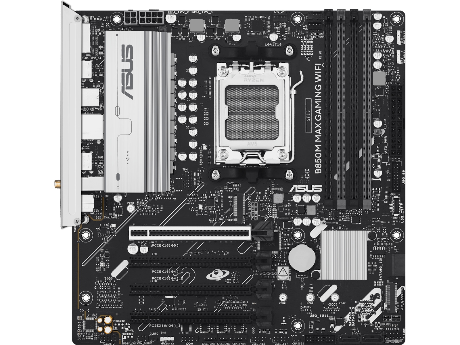 Asus B850M MAX GAMING WIFI Hovedkort AMD Socket