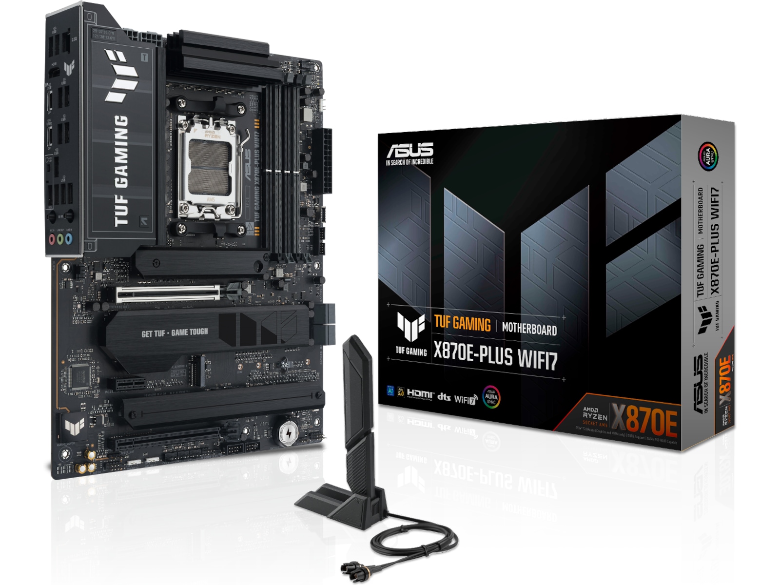 Asus TUF Gaming X870E-PLUS WIFI7 Hovedkort AMD Socket