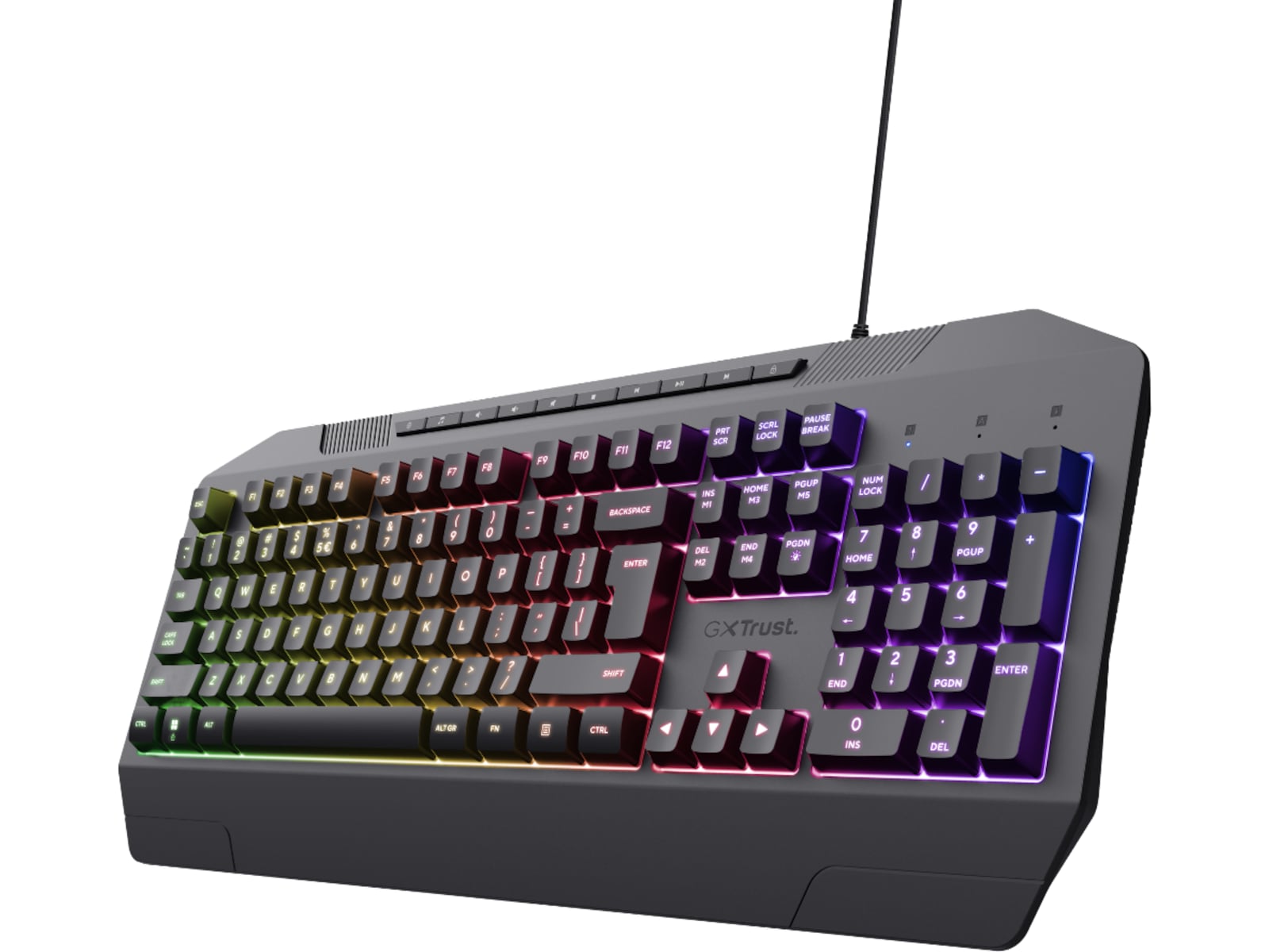 Trust GTX 836 Evocx Illuminated Gamingtastatur Gamingtastatur