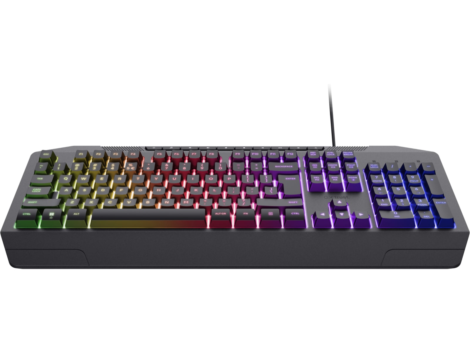 Trust GTX 836 Evocx Illuminated Gamingtastatur Gamingtastatur