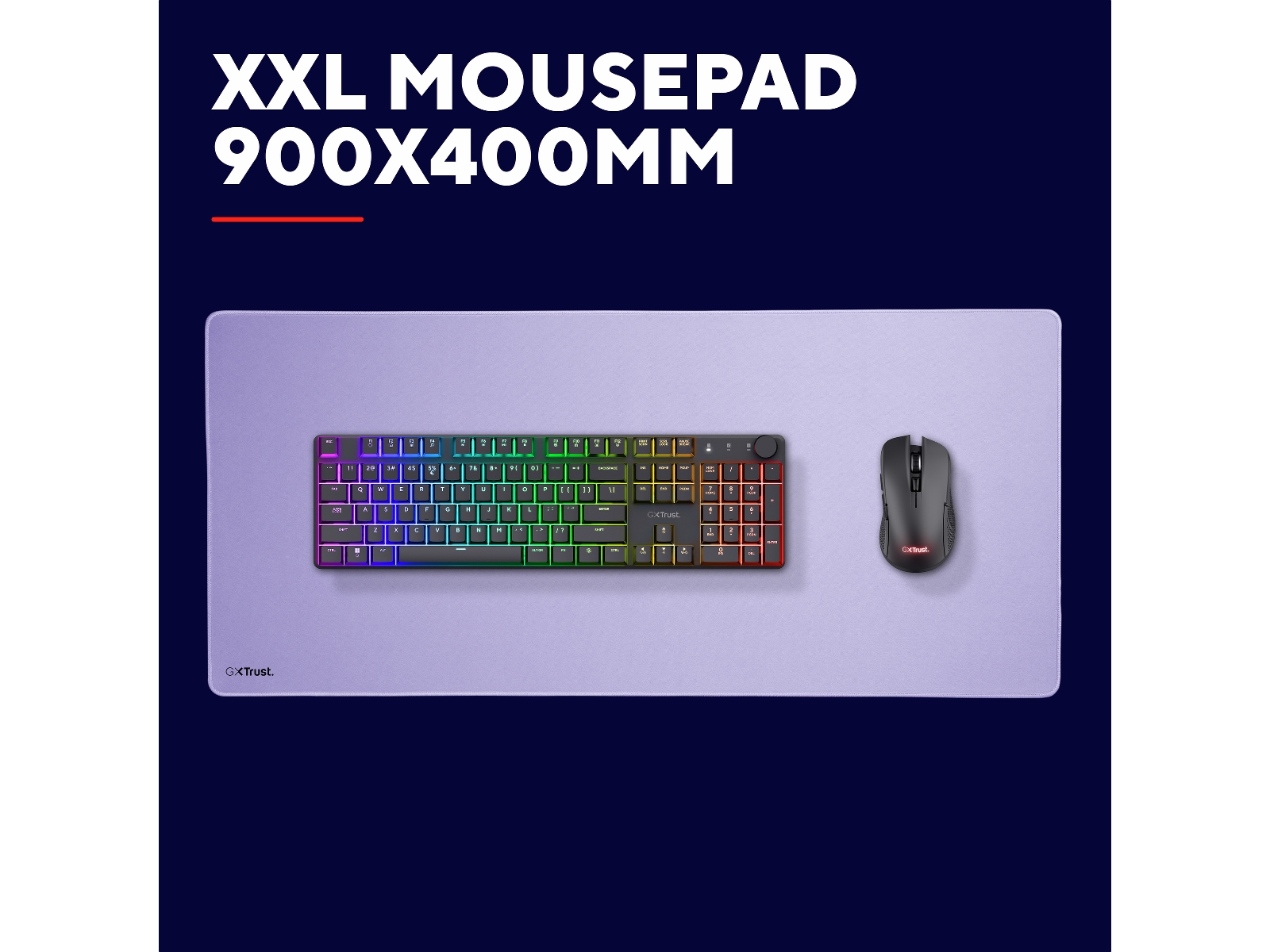 Trust GXT 759 XXL Gamingmusematte (lilla) Gamingmusematte