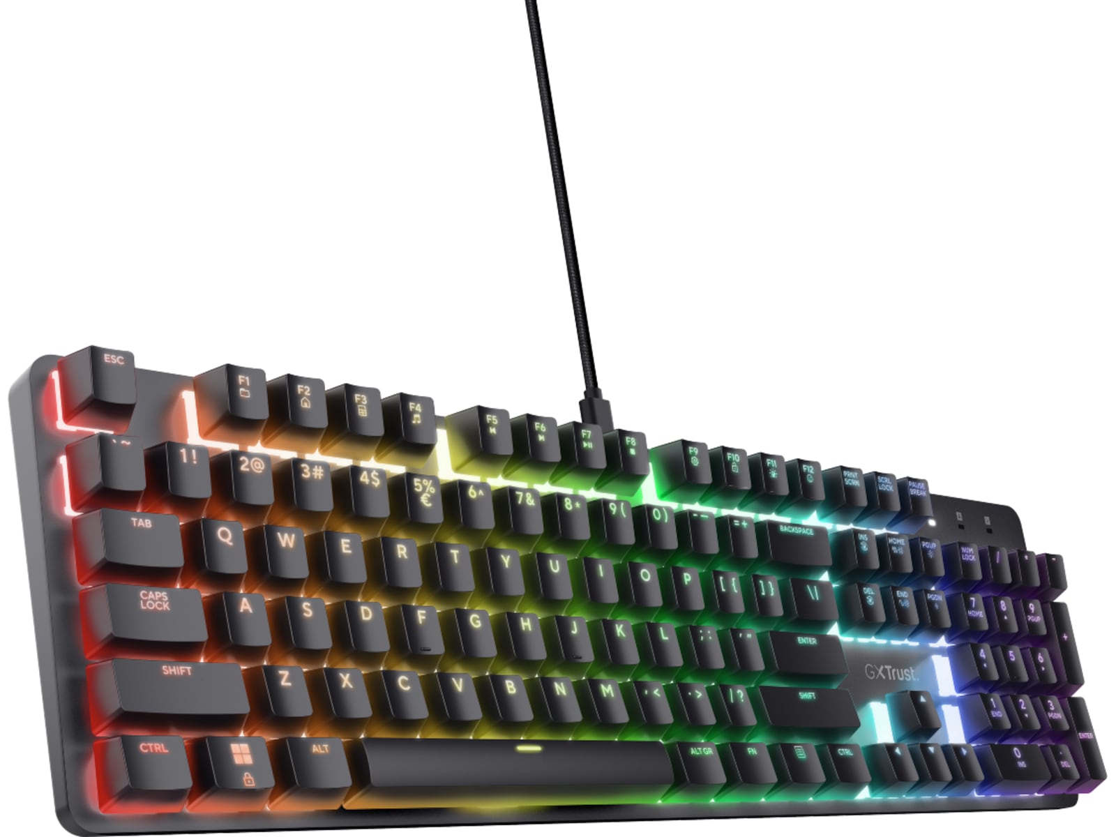 Trust GXT 871 Zora Mekanisk Gamingtastatur Gamingtastatur
