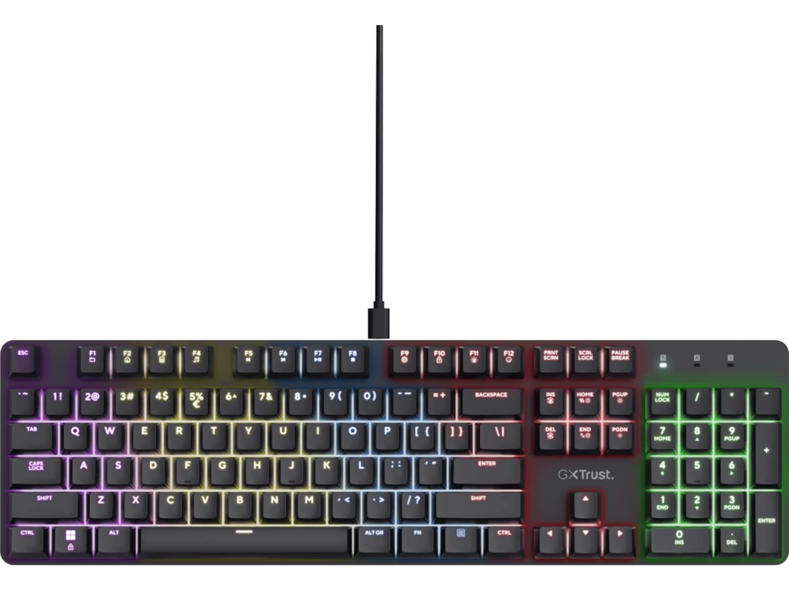 Trust GXT 871 Zora Mekanisk Gamingtastatur Gamingtastatur