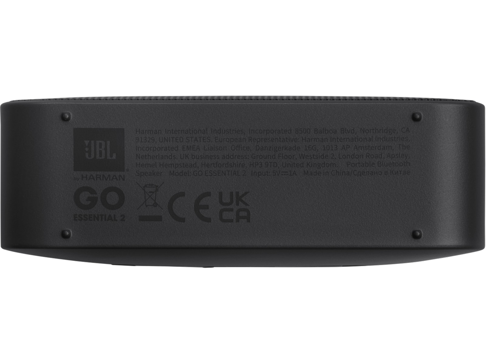 JBL GO essential 2 Trådløs bluetooth høyttaler (sort) Trådløs / Bluetooth-høyttaler