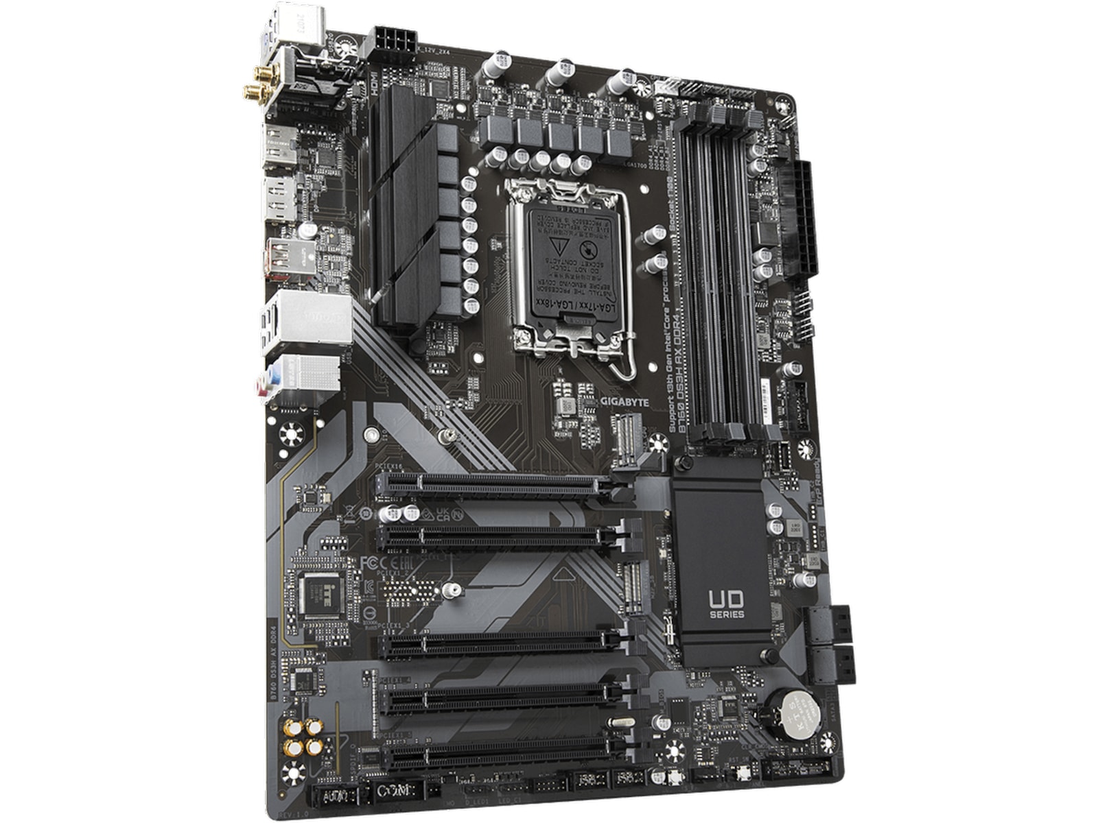 Gigabyte B760 DS3H AX DDR4 Hovedkort Intel Socket