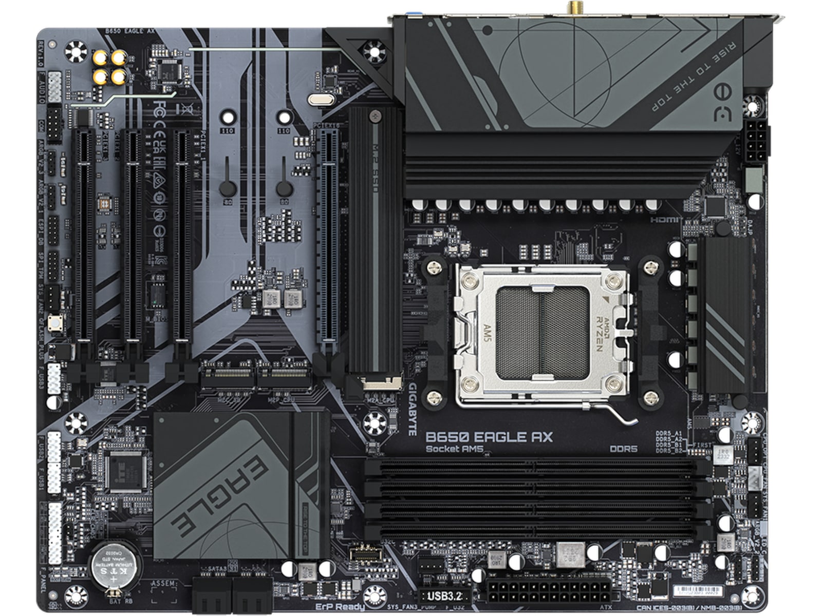 Gigabyte B650 EAGLE AX Hovedkort AMD Socket