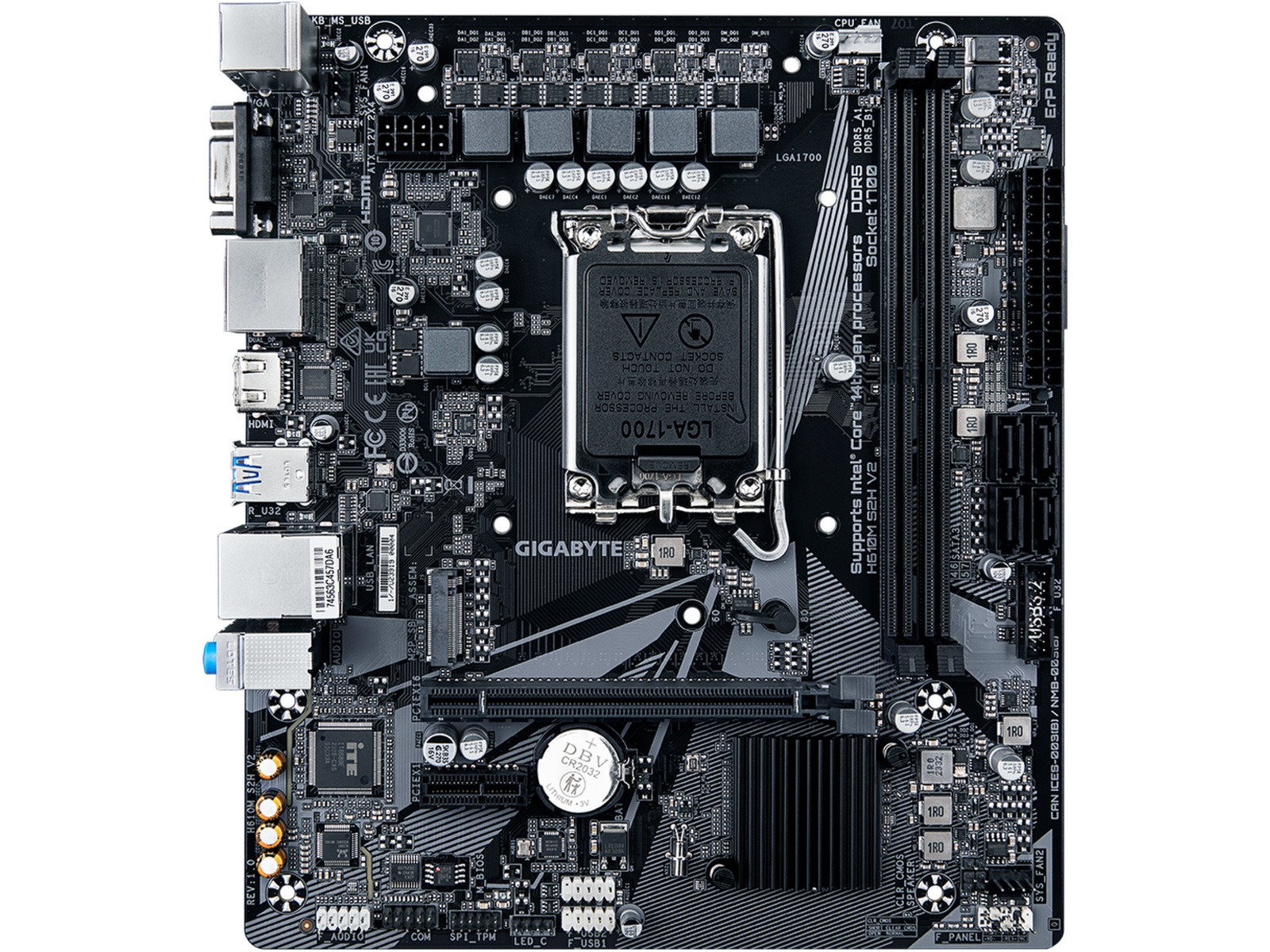 Gigabyte H610M S2H V2 Hovedkort Intel Socket