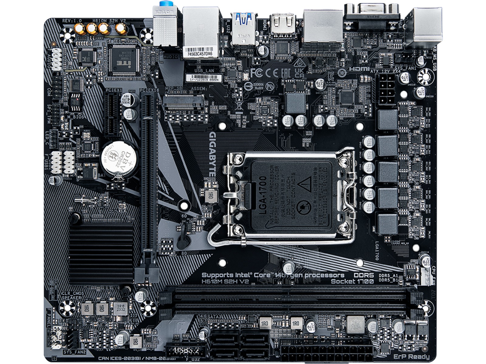 Gigabyte H610M S2H V2 Hovedkort Intel Socket