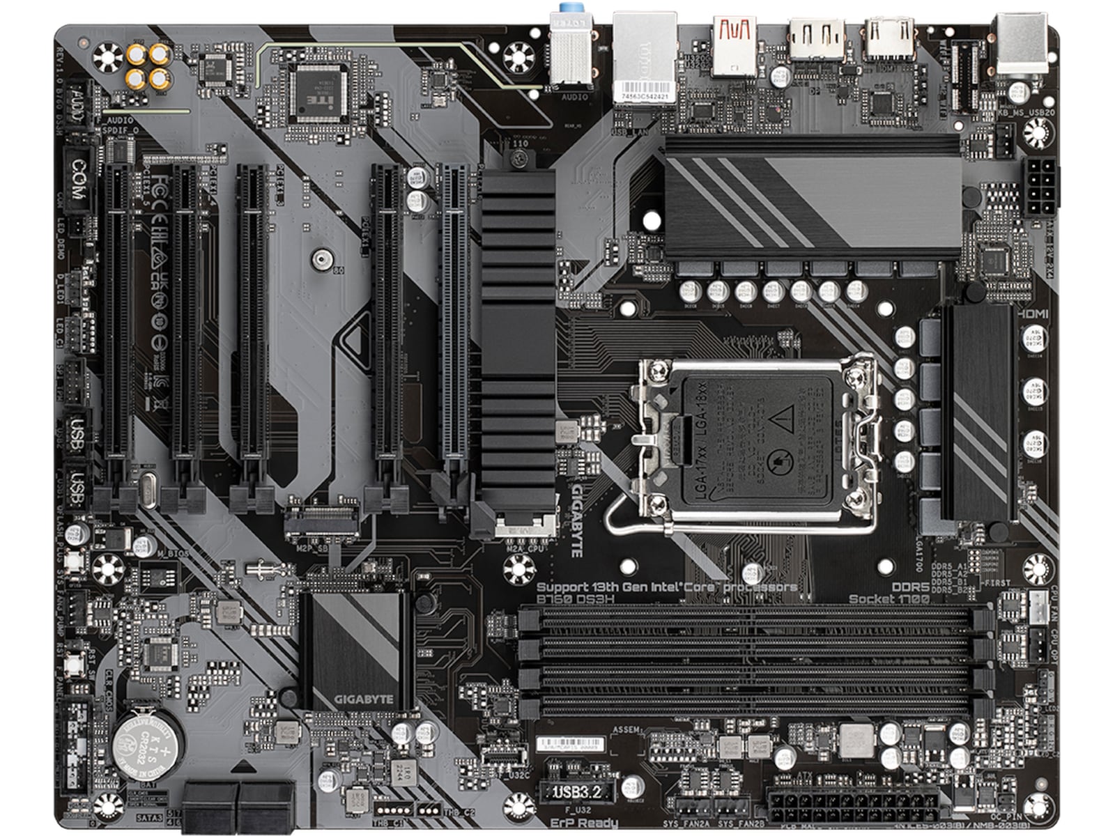 Gigabyte B760 DS3H Hovedkort Intel Socket