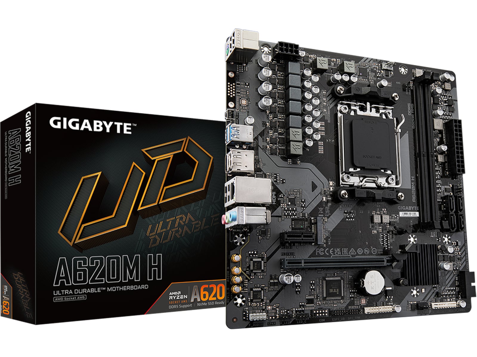 Gigabyte A620M H Hovedkort AMD Socket