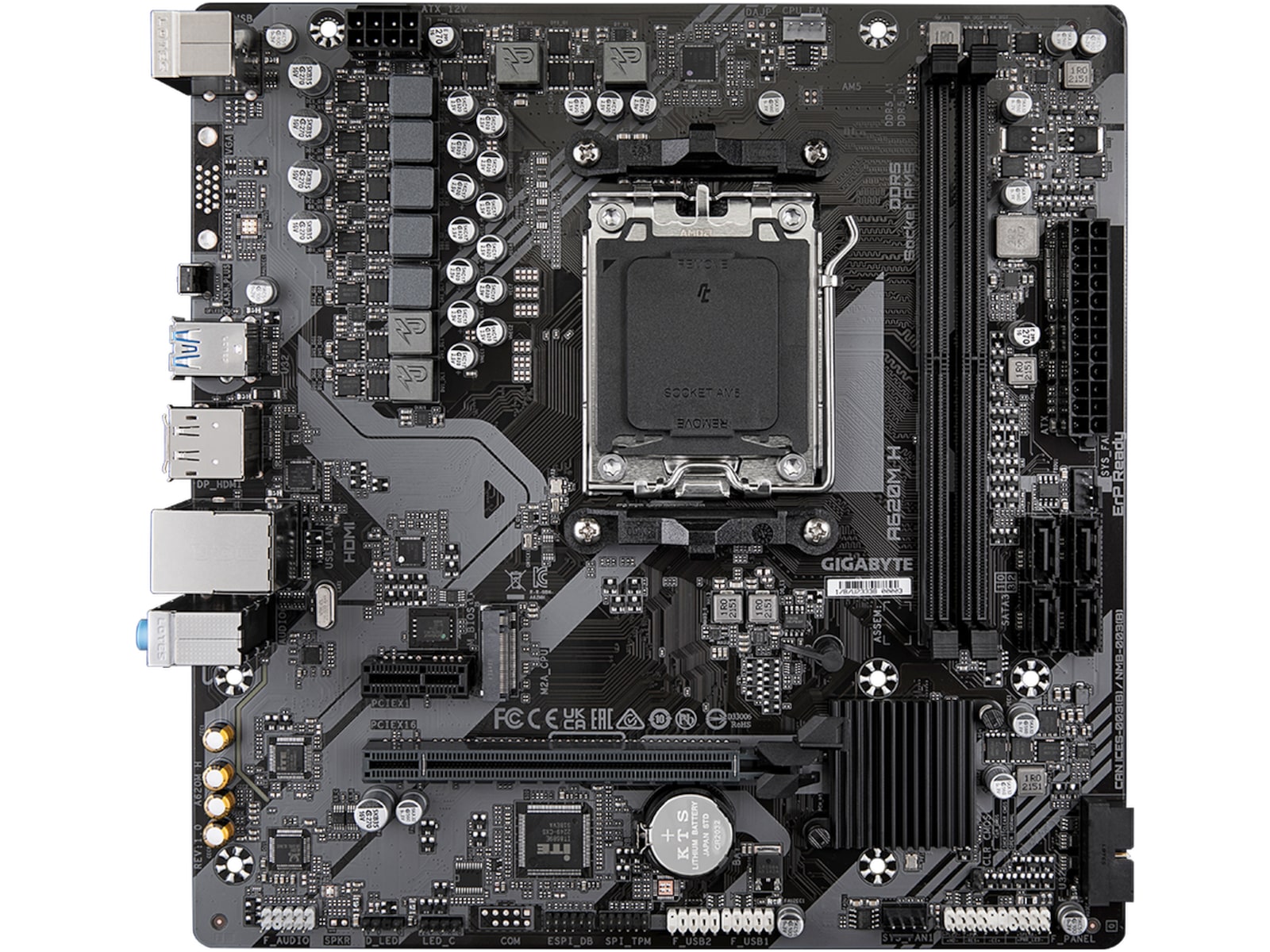 Gigabyte A620M H Hovedkort AMD Socket