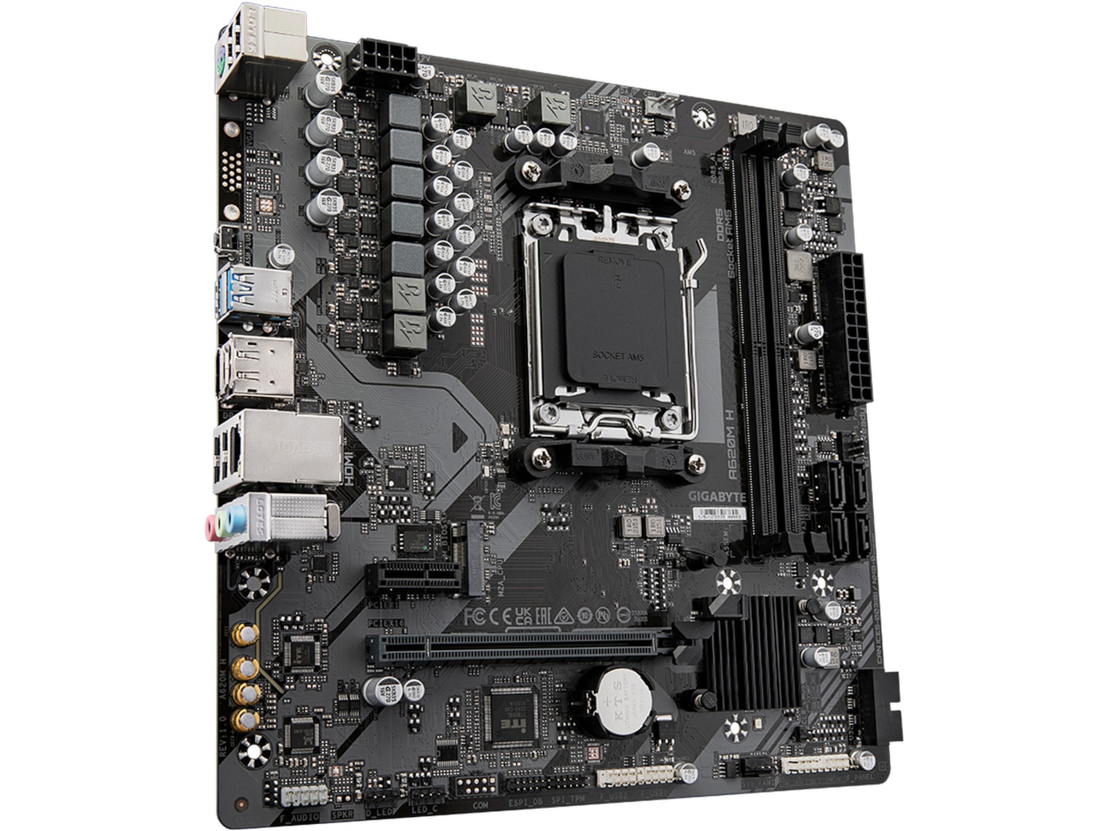 Gigabyte A620M H Hovedkort AMD Socket