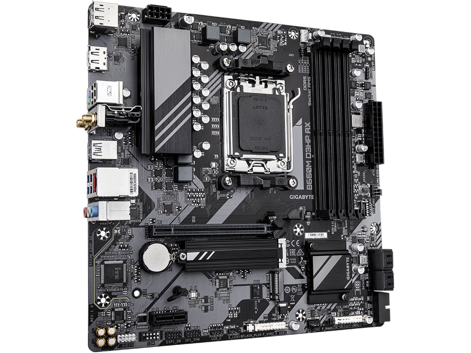 Gigabyte B650M D3HP AX Hovedkort AMD Socket