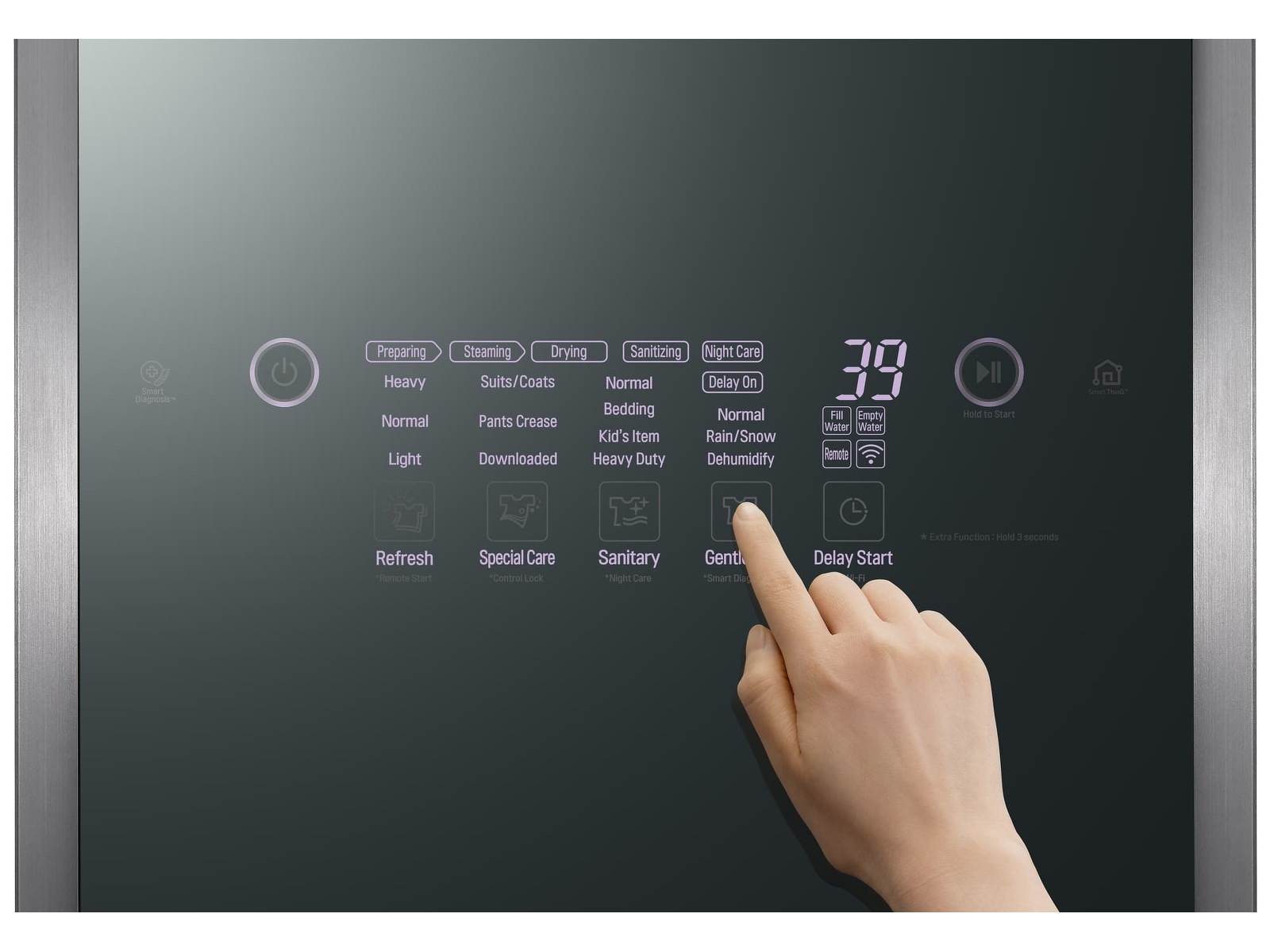 LG S3MFC Styler Dampskap Dampvaskere