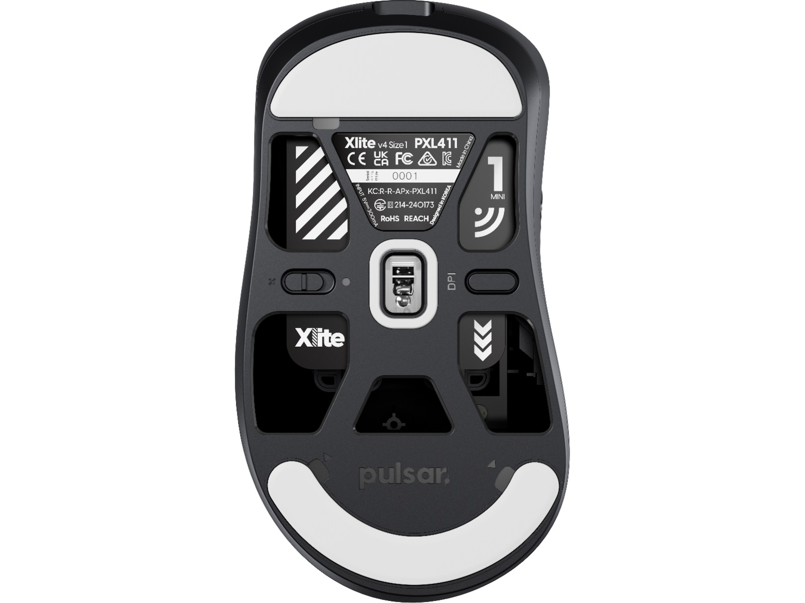 Pulsar Xlite V4 Mini Trådløs gamingmus (sort) Gamingmus