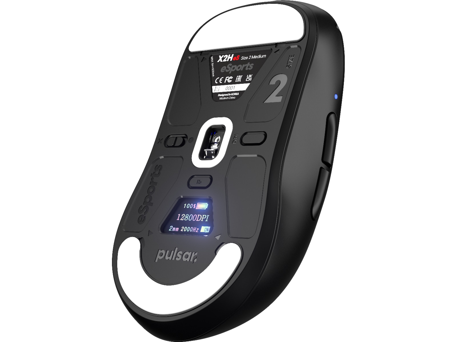 Pulsar X2H V3 eS Mini Trådløs Gamingmus (sort) Gamingmus