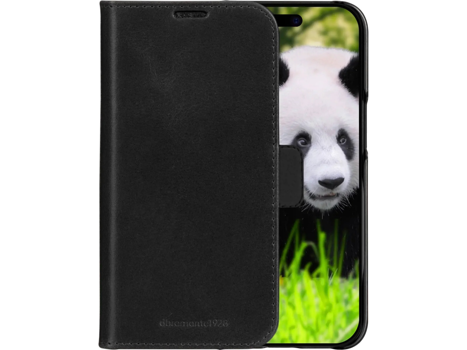 dbramante1928 iPhone 16e Lynge 2-i-1 lommebokdeksel (sort) Mobildeksel