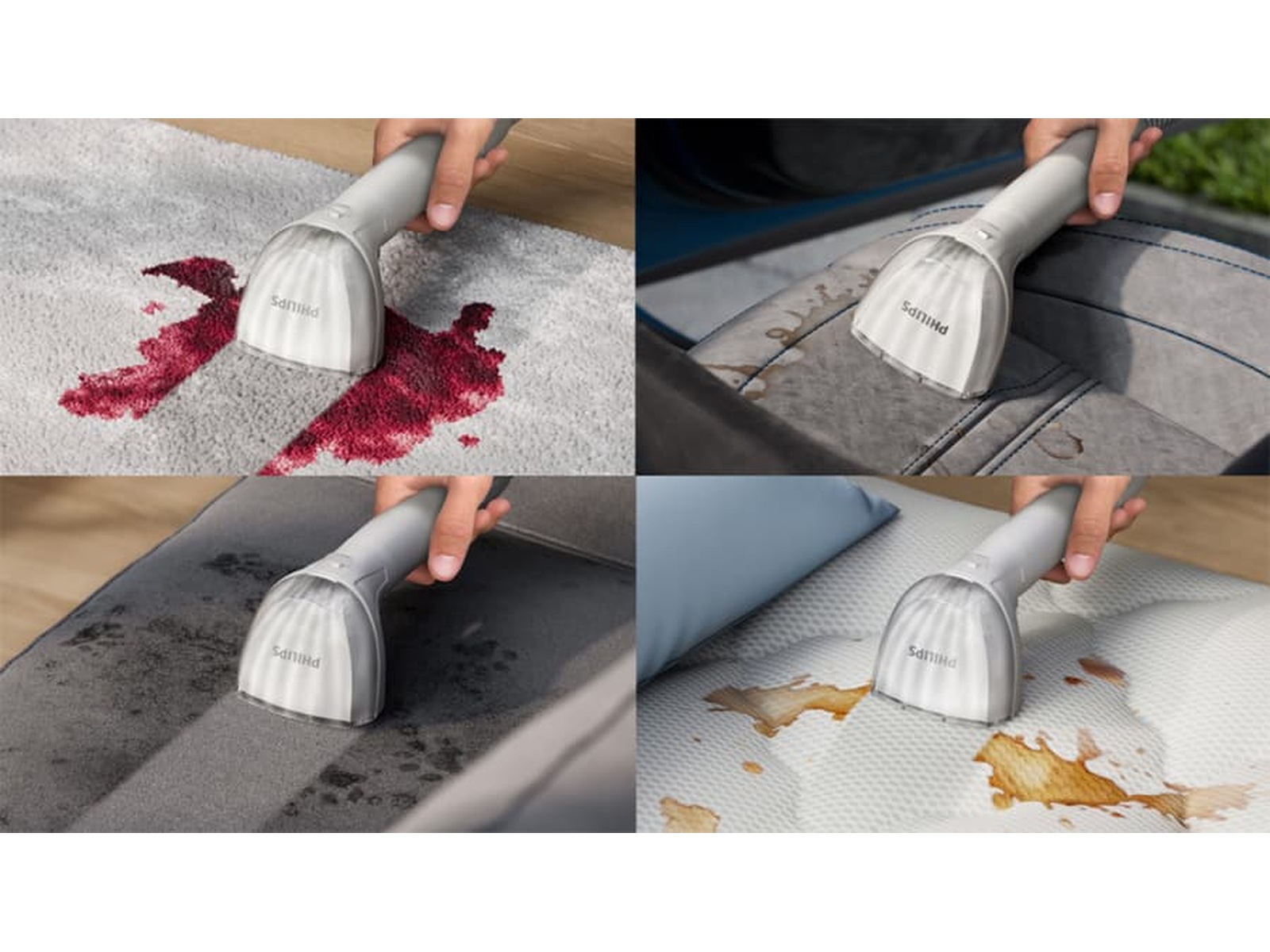 Philips 3000 Series Tepperenser XW3193/11 (hvit/blå) Dampvaskere