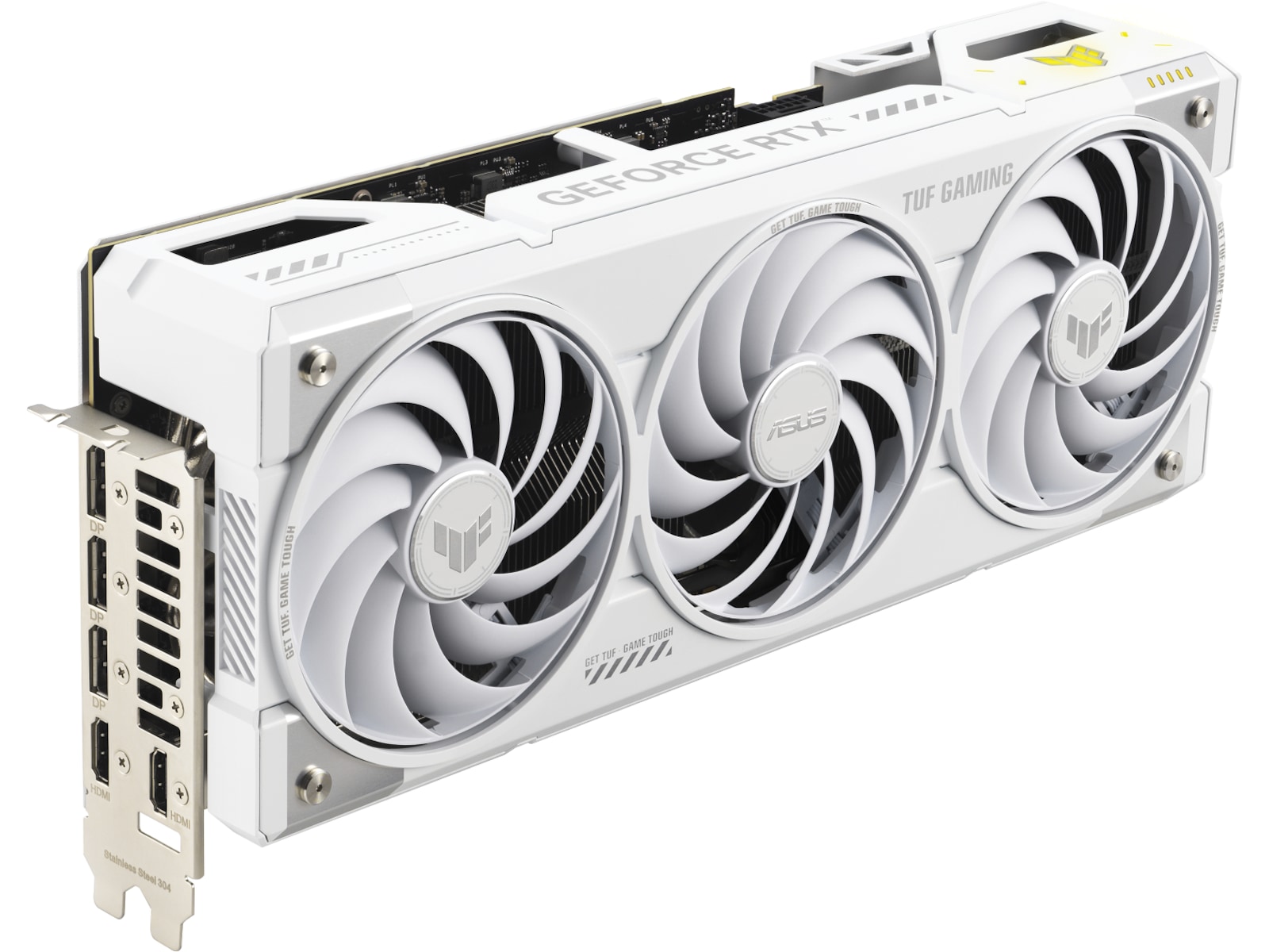 Asus TUF Gaming GeForce RTX 5070 Ti OC (hvit) Skjermkort