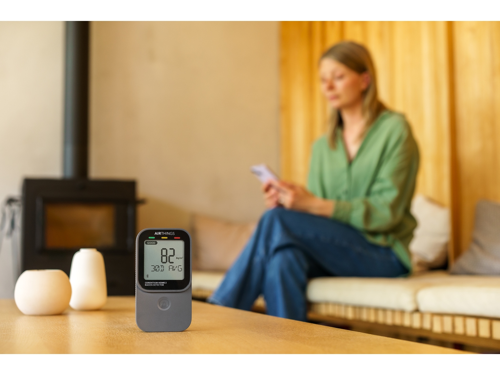 Airthings Corentium Home 2 Radonmåler Sensorer