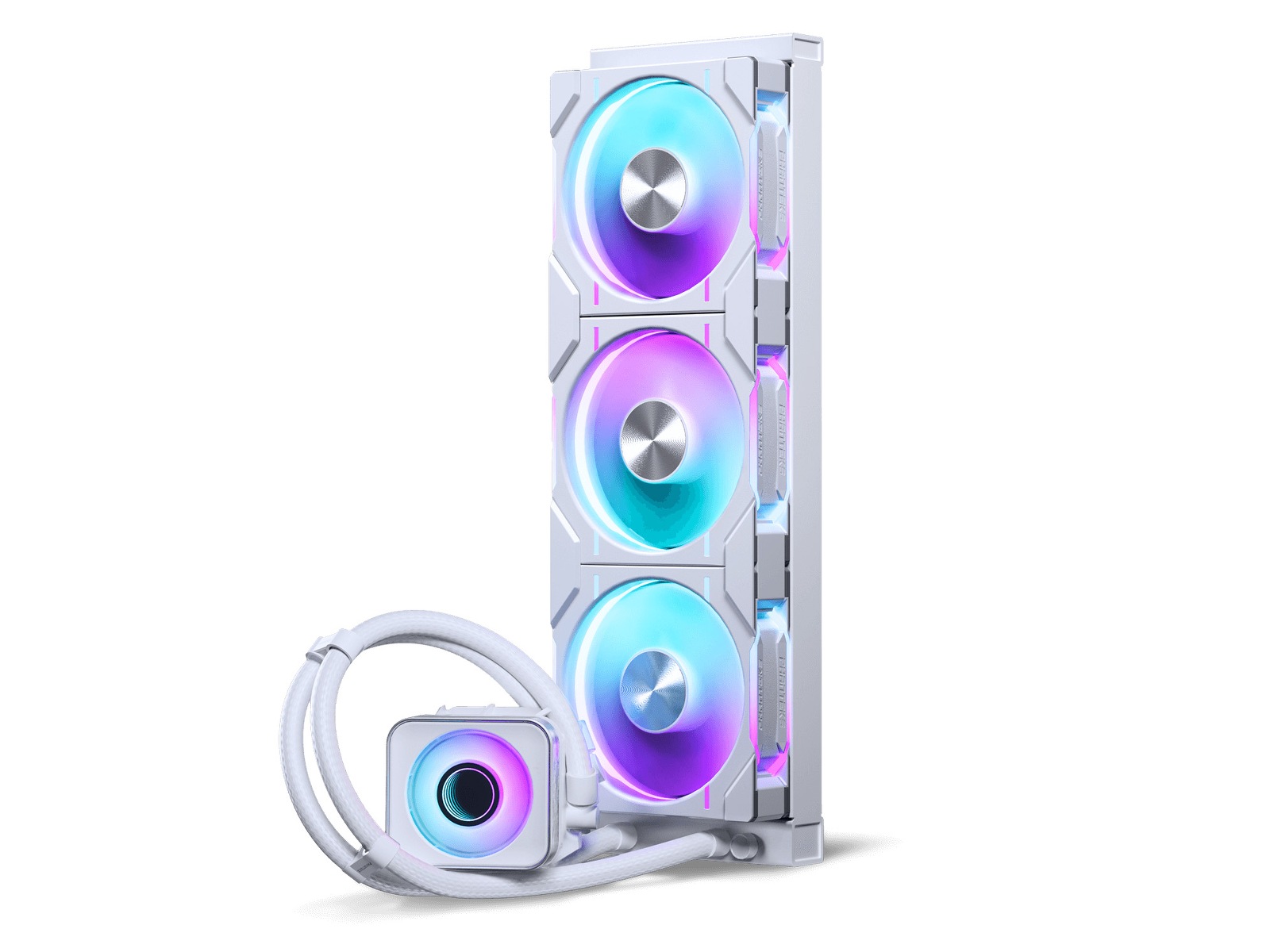 Phanteks Glacier One 360D30 X2 DRGB AIO Kjøler (hvit) CPU - Vannkjøling