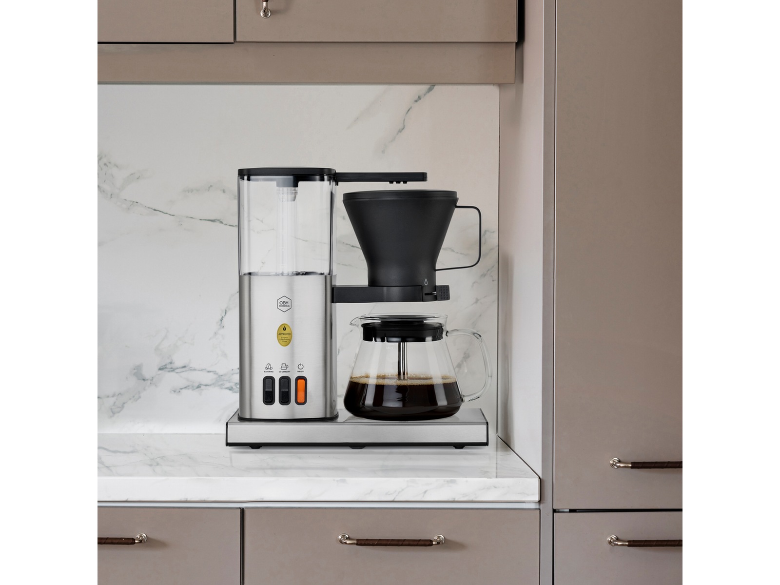 OBH Nordica Blooming Aroma 2426 Kaffetrakter (sølv) -B-Grade Demo hjem & fritid