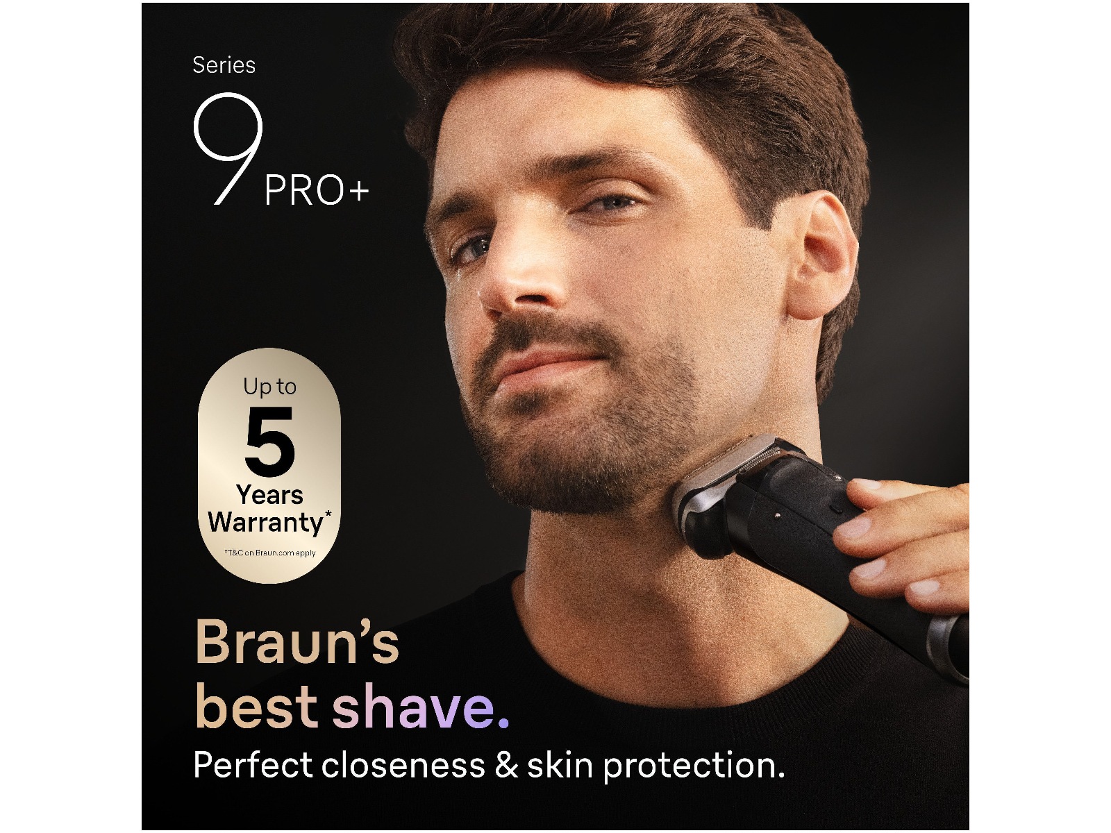 Braun Series 9 PRO+ Elektrisk Barbermaskin 9660CC Barbermaskiner